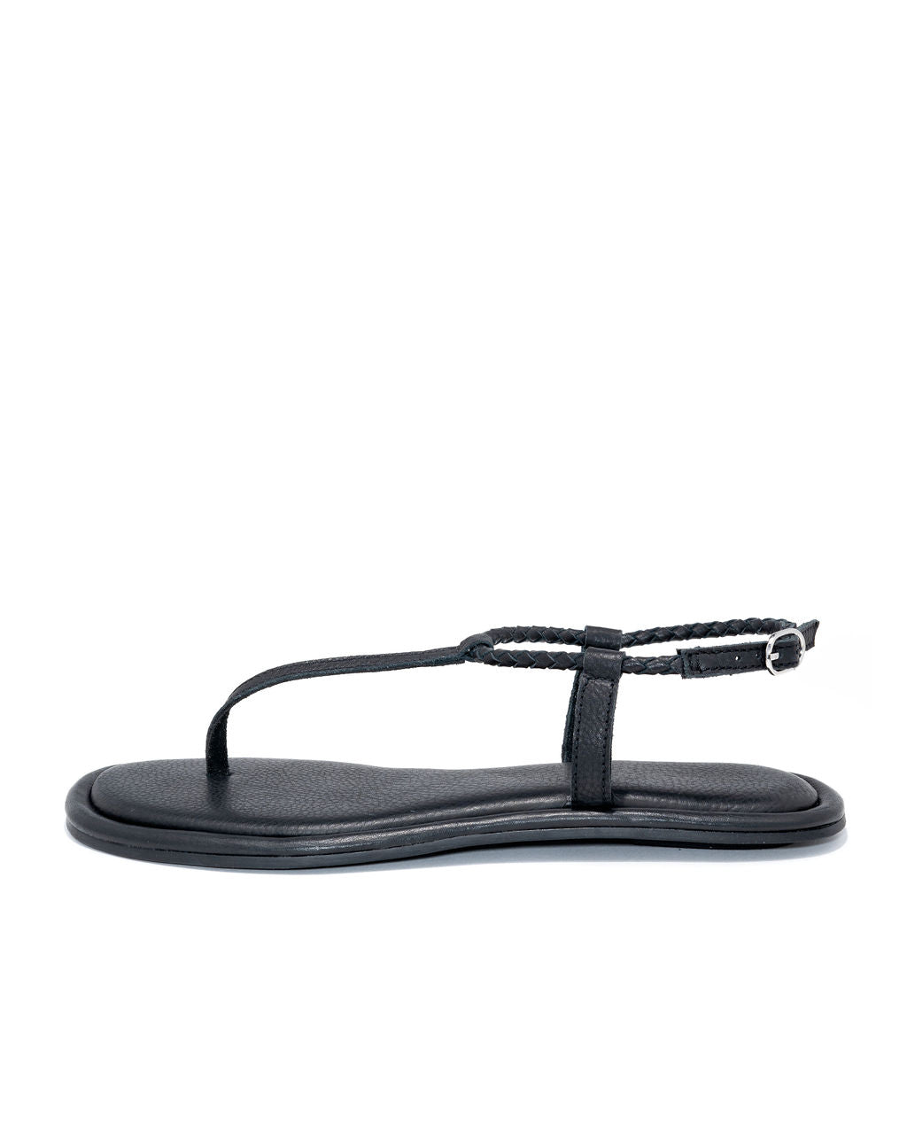 Lively Braided Sandal - Black - FINAL SALE