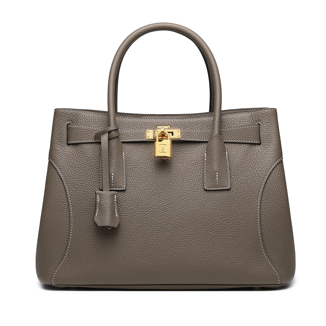 Handmade Etoupe TOGO Leather Tote Bags