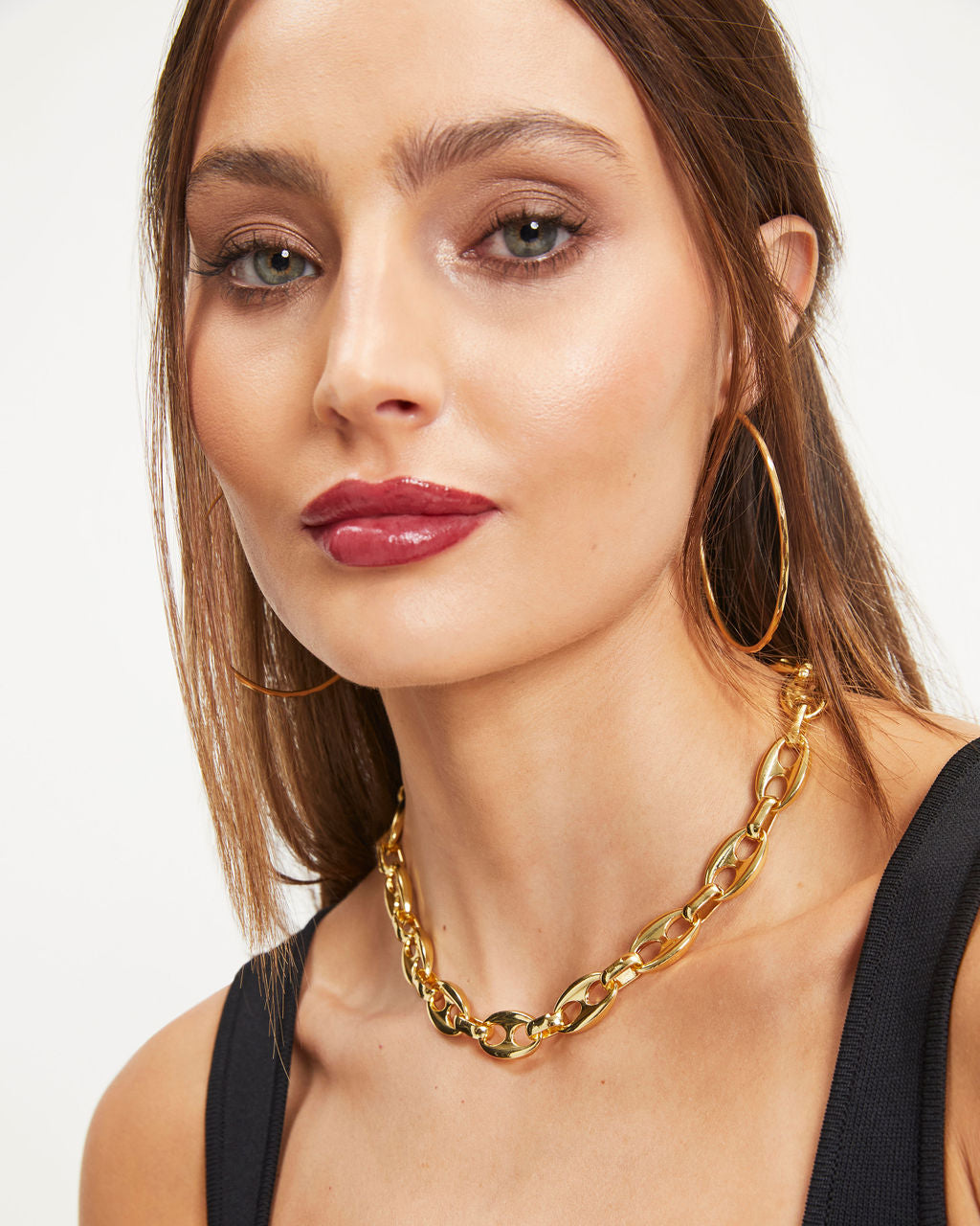 Let's Link Up Chain Necklace - Gold