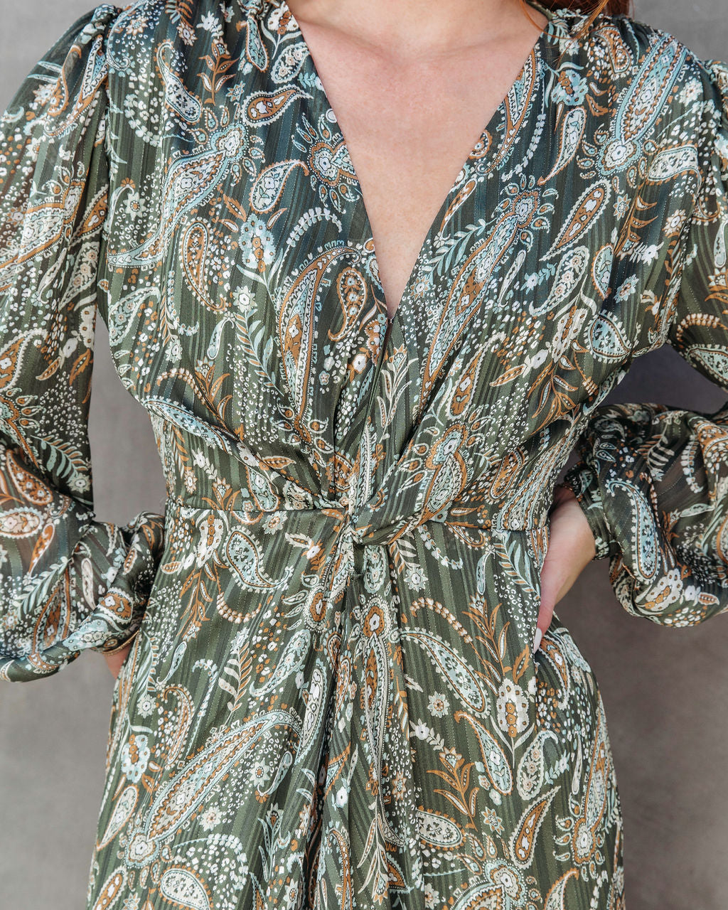 Olivera Paisley Maxi Dress