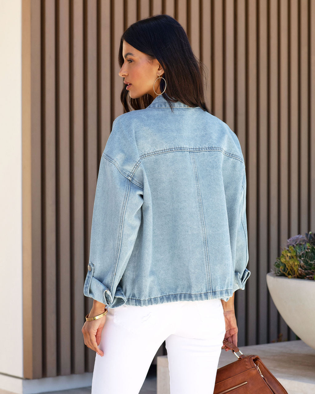 Justina Cargo Denim Jacket - FINAL SALE