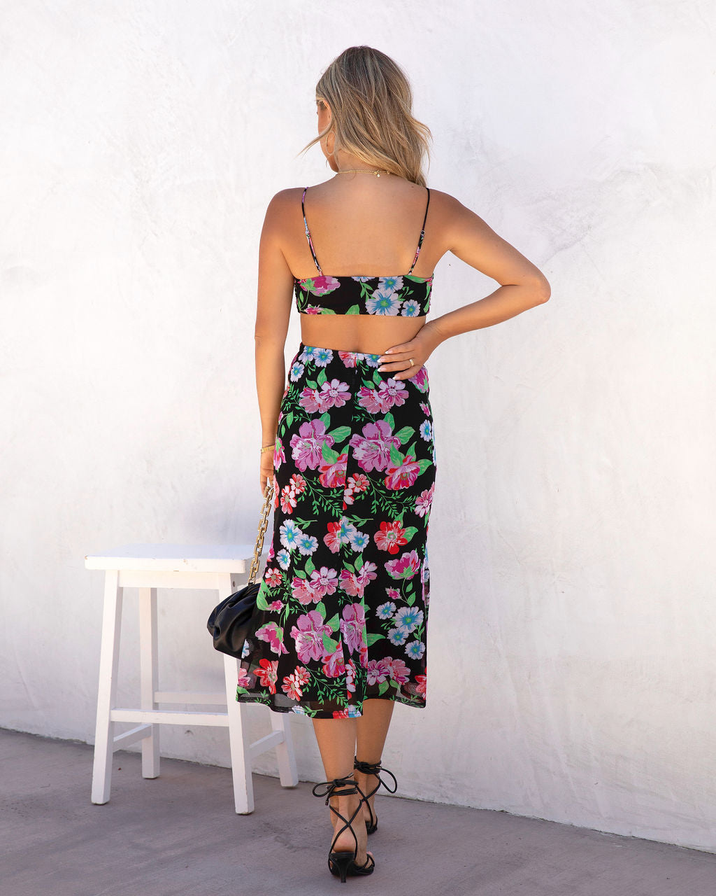 Boden Floral Cutout Midi Dress - FINAL SALE