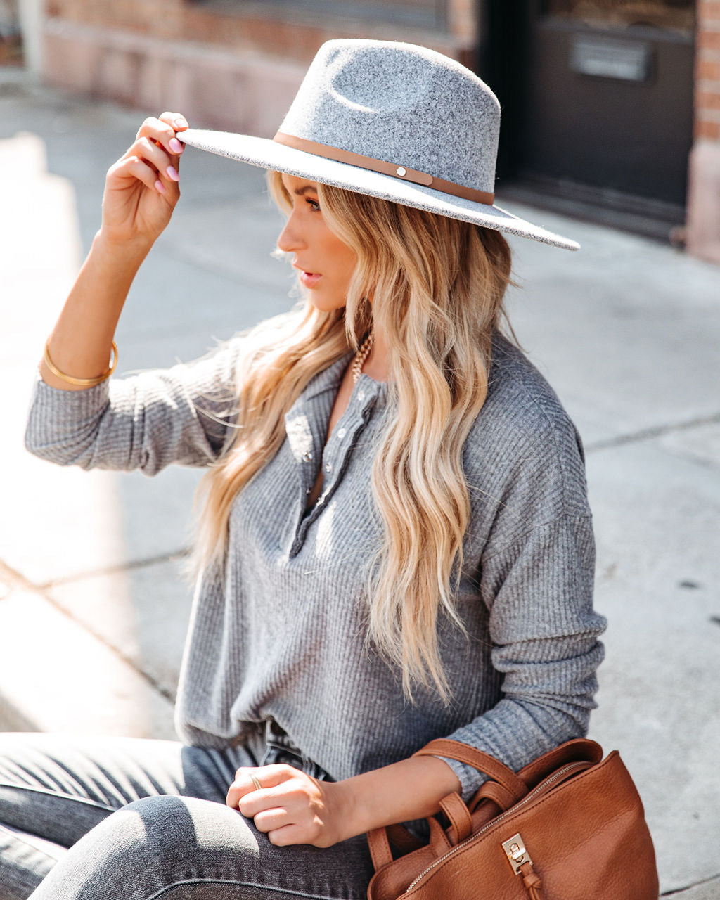 Upper West Side Hat - Grey