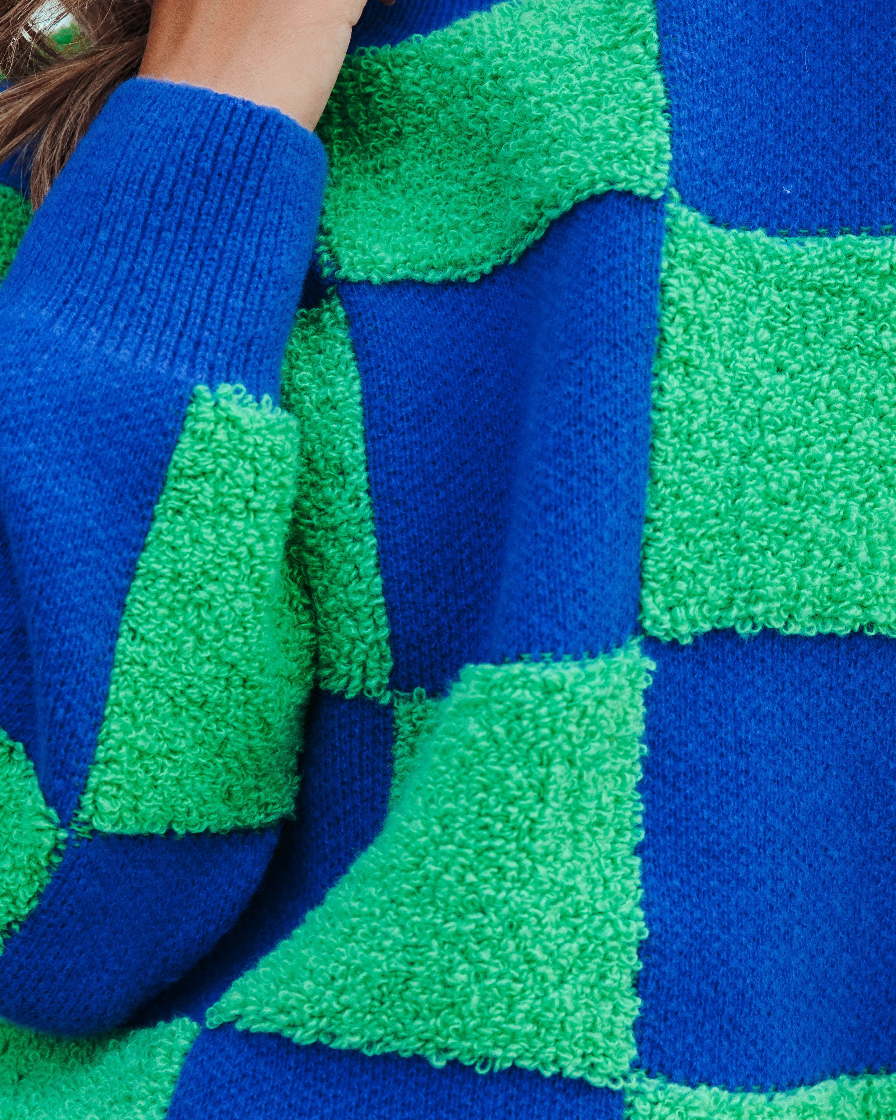 Not Like It Seems Textured Knit Pullover Sweater