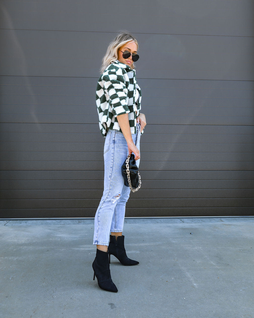 So Fresh Checkered Sherpa Jacket