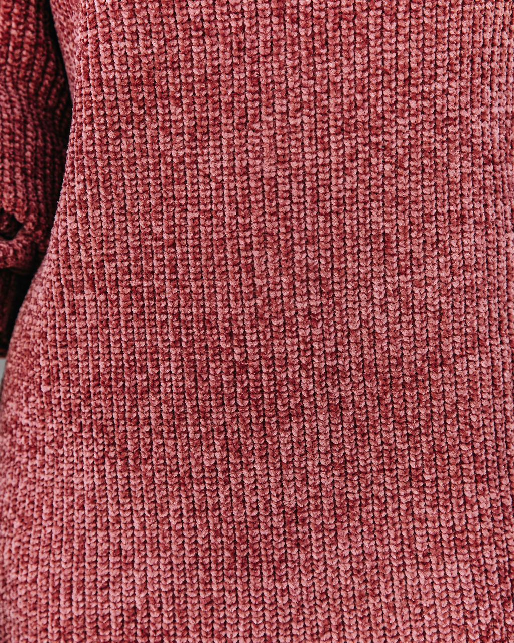 Obsessed With Me Chenille Off The Shoulder Mini Dress - Rust