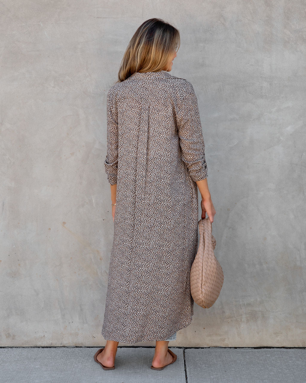 Safari Chicness Pocketed Shirt Dress - FINAL SALE