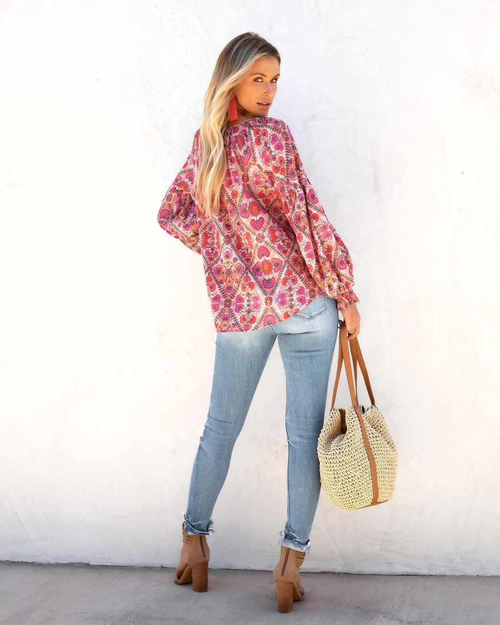 Magnolia Haven Cotton Tassel Tie Top - FINAL SALE