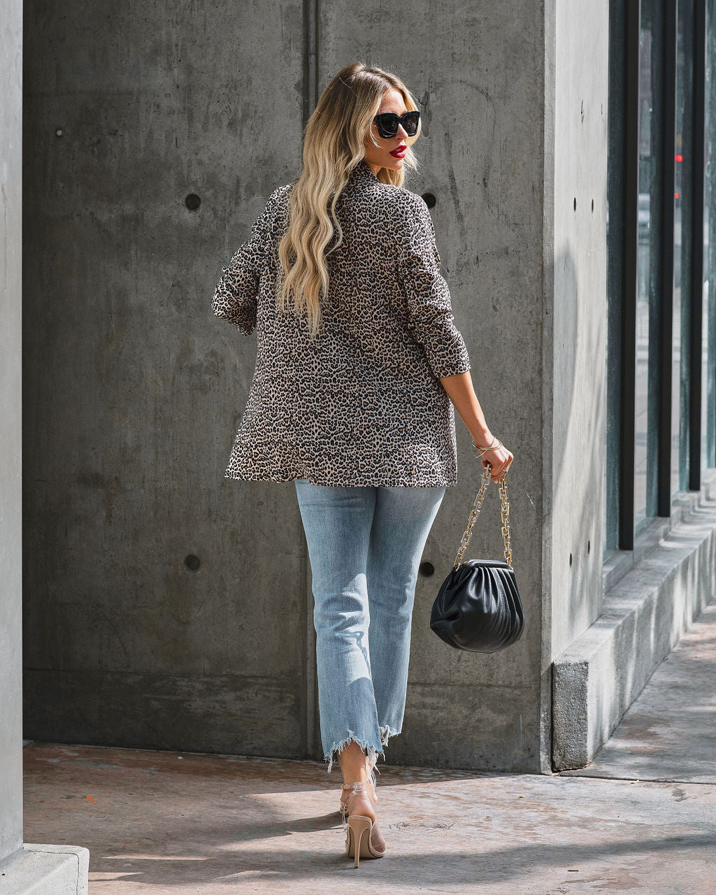 Fierce Feminine Leopard Print Blazer - FINAL SALE