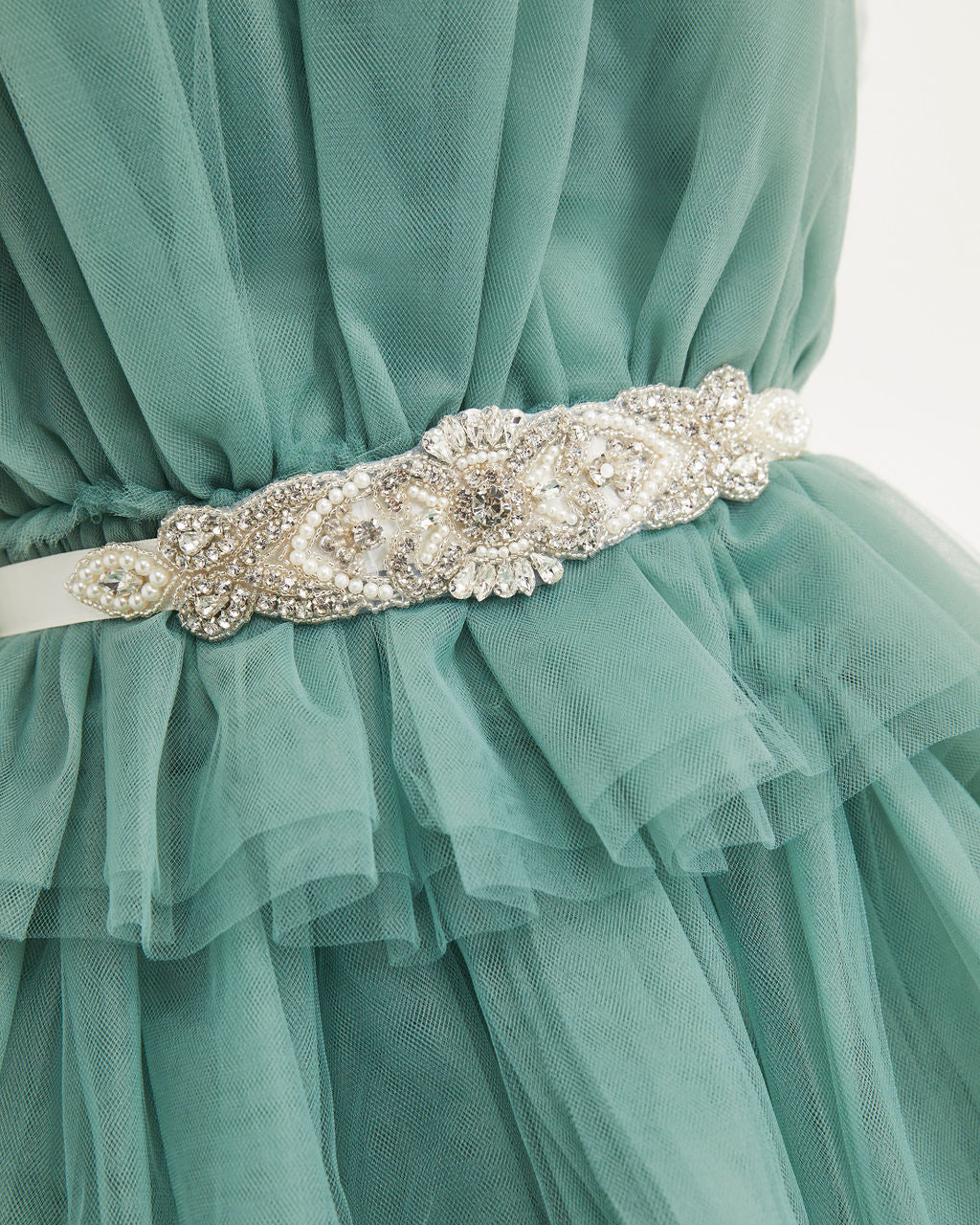 Isabel Tie Belt - Ivory