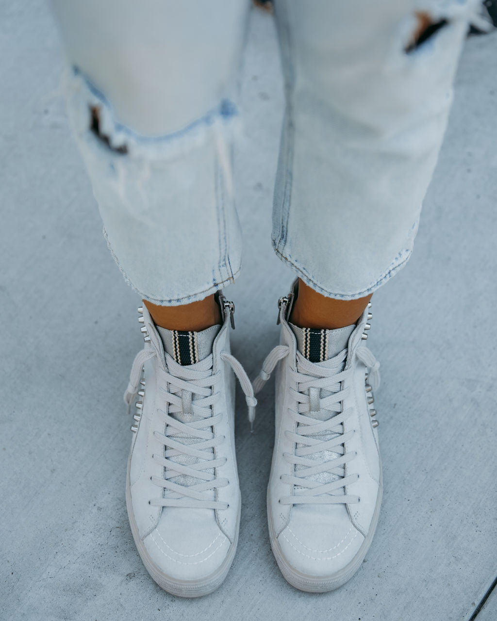 Ozzy Studded High Top Sneakers