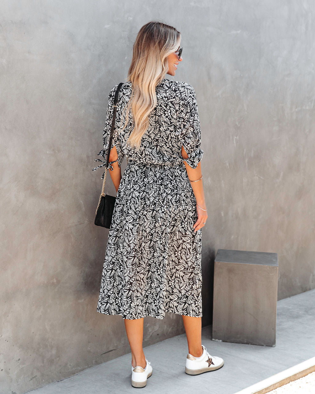 Untamed Beauty Printed Pocketed Midi Dress - FINAL SALE