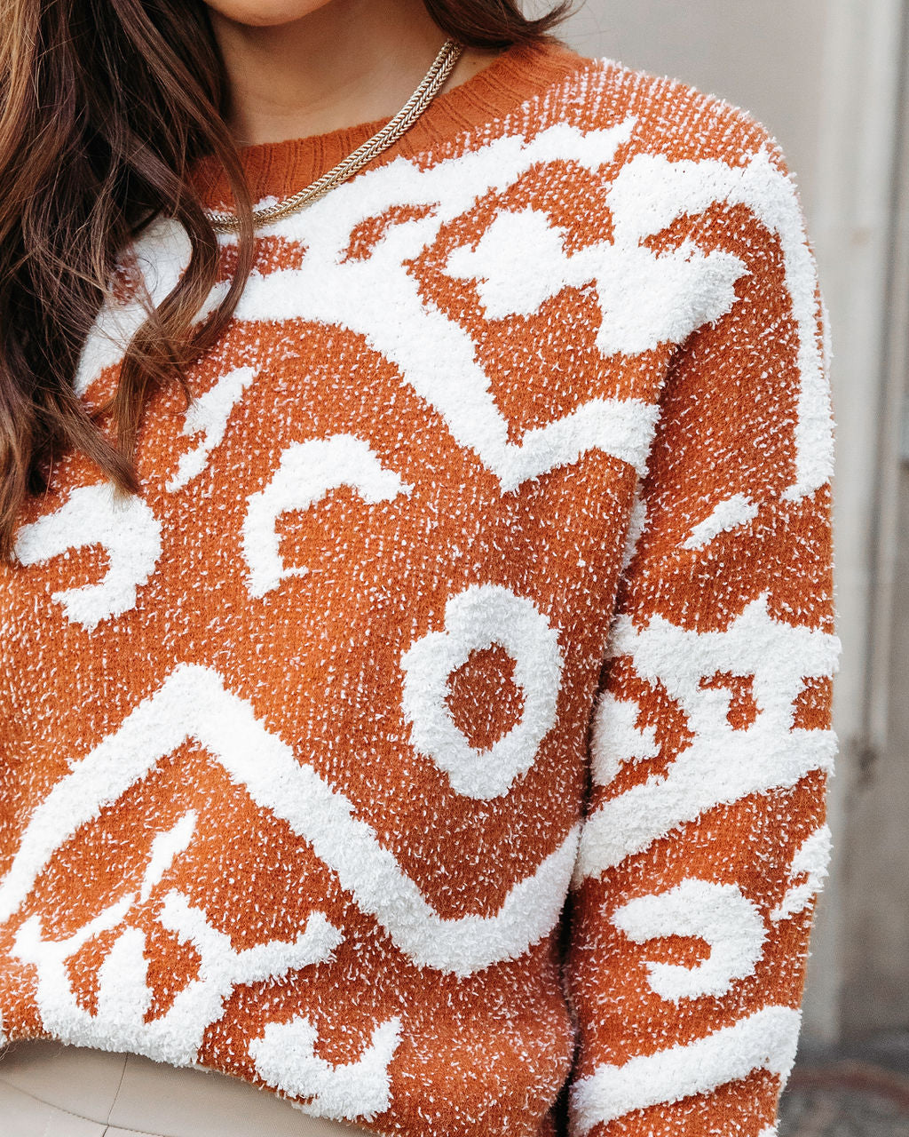 Mariano Knit Pullover Sweater - Caramel