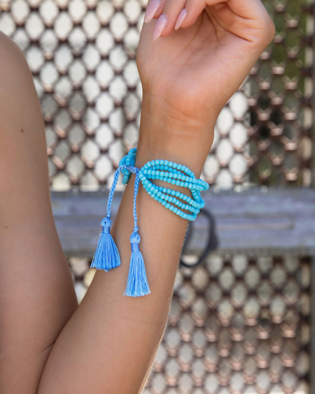 Karma Fringe Stack Bracelet - Ocean - FINAL SALE