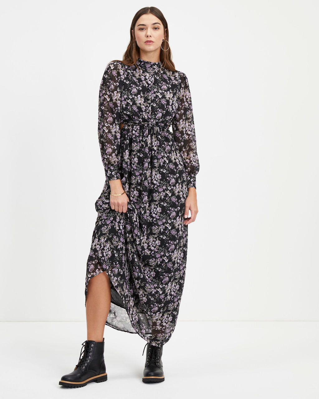 Making Dreams Come True Floral Cutout Maxi Dress - FINAL SALE