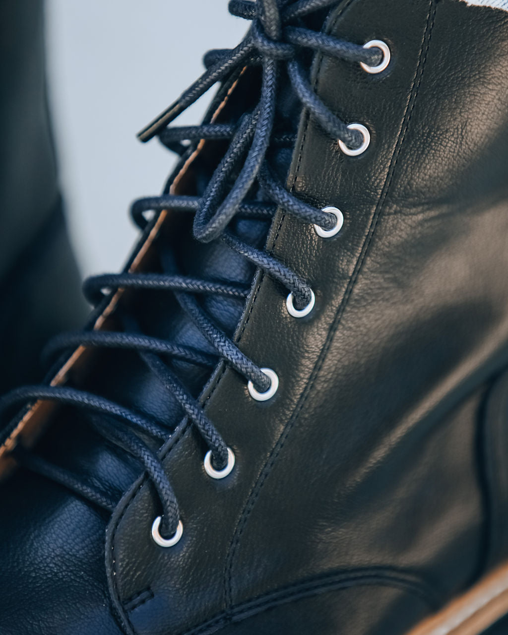 Brycen Faux Leather Lace Up Boot