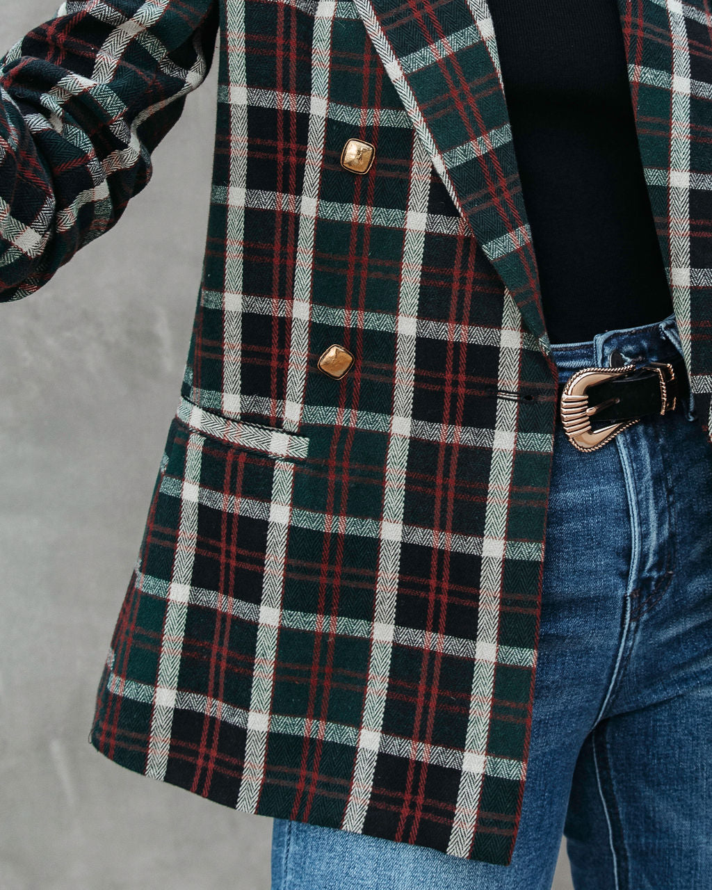 Ivy League Plaid Blazer