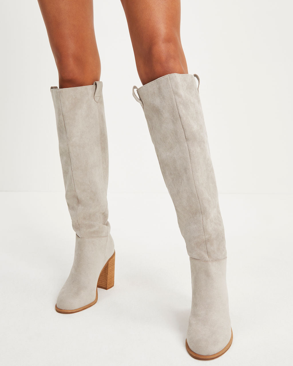Saint Slouch Boot - Light Grey