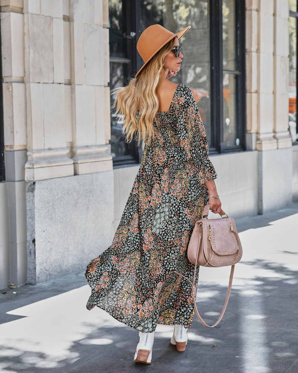 Harlowe Floral Smocked Maxi Dress