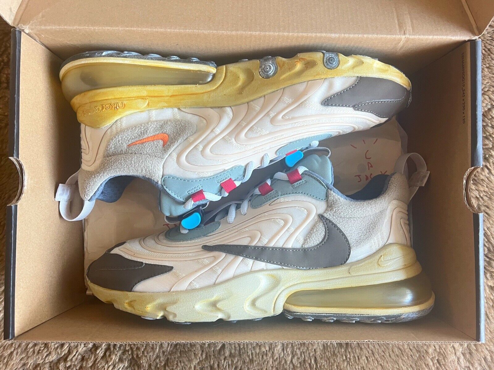 Nike Air Max 270 React ENG Travis Scott Cactus Trails (F&F)