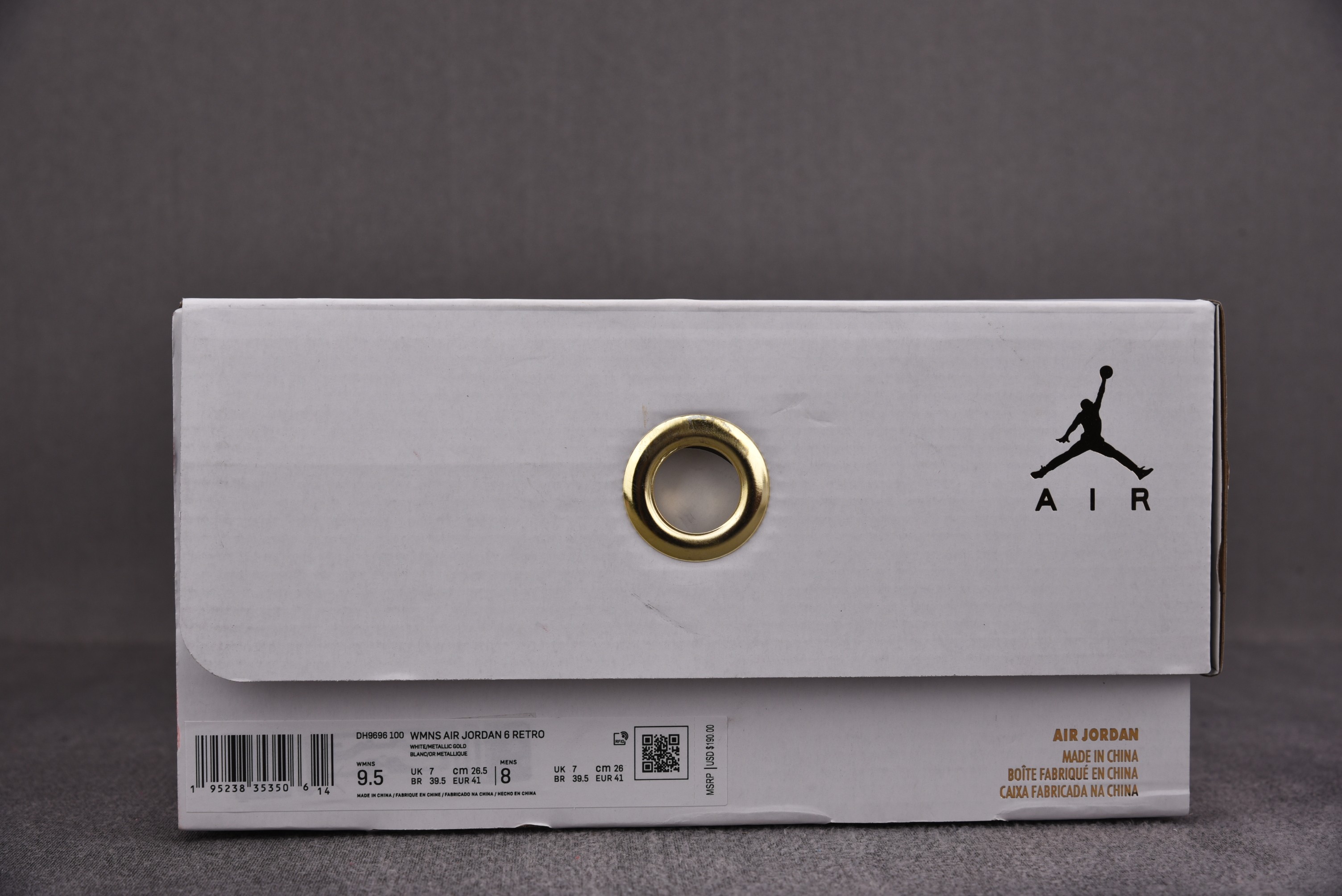 Jordan 6 Retro Gold Hoops (Women Size!!)