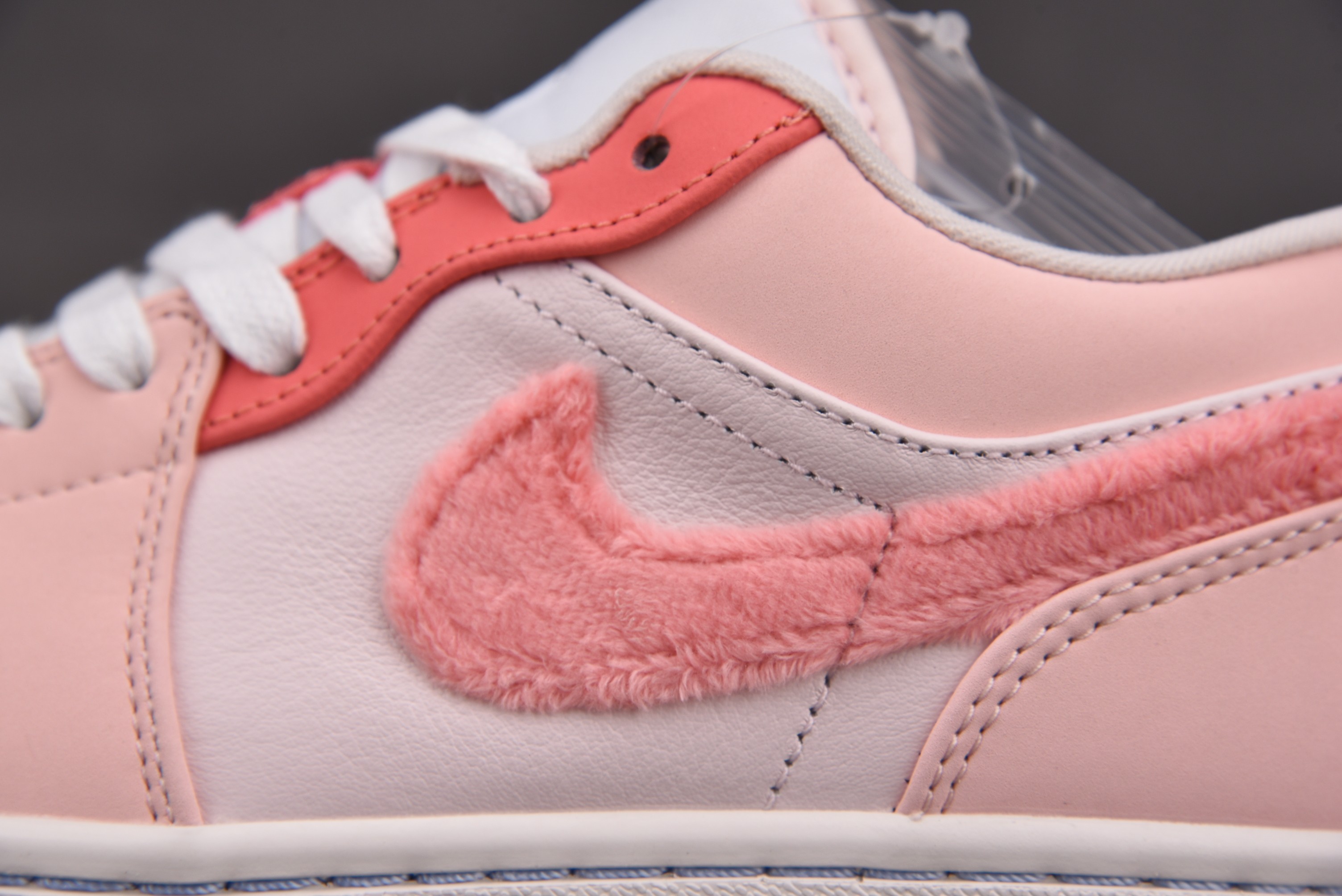Jordan 1 Low SE Mighty Swooshers Pink (Women Size!!)