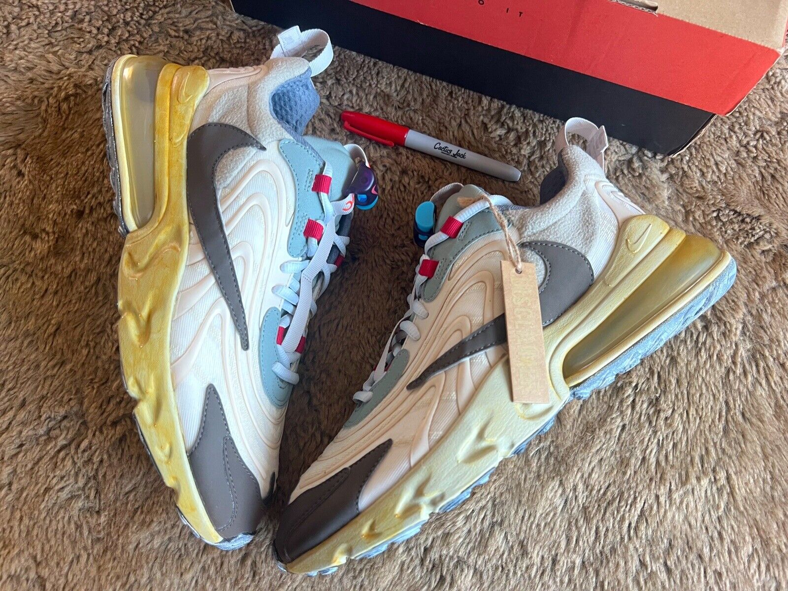 Nike Air Max 270 React ENG Travis Scott Cactus Trails (F&F)