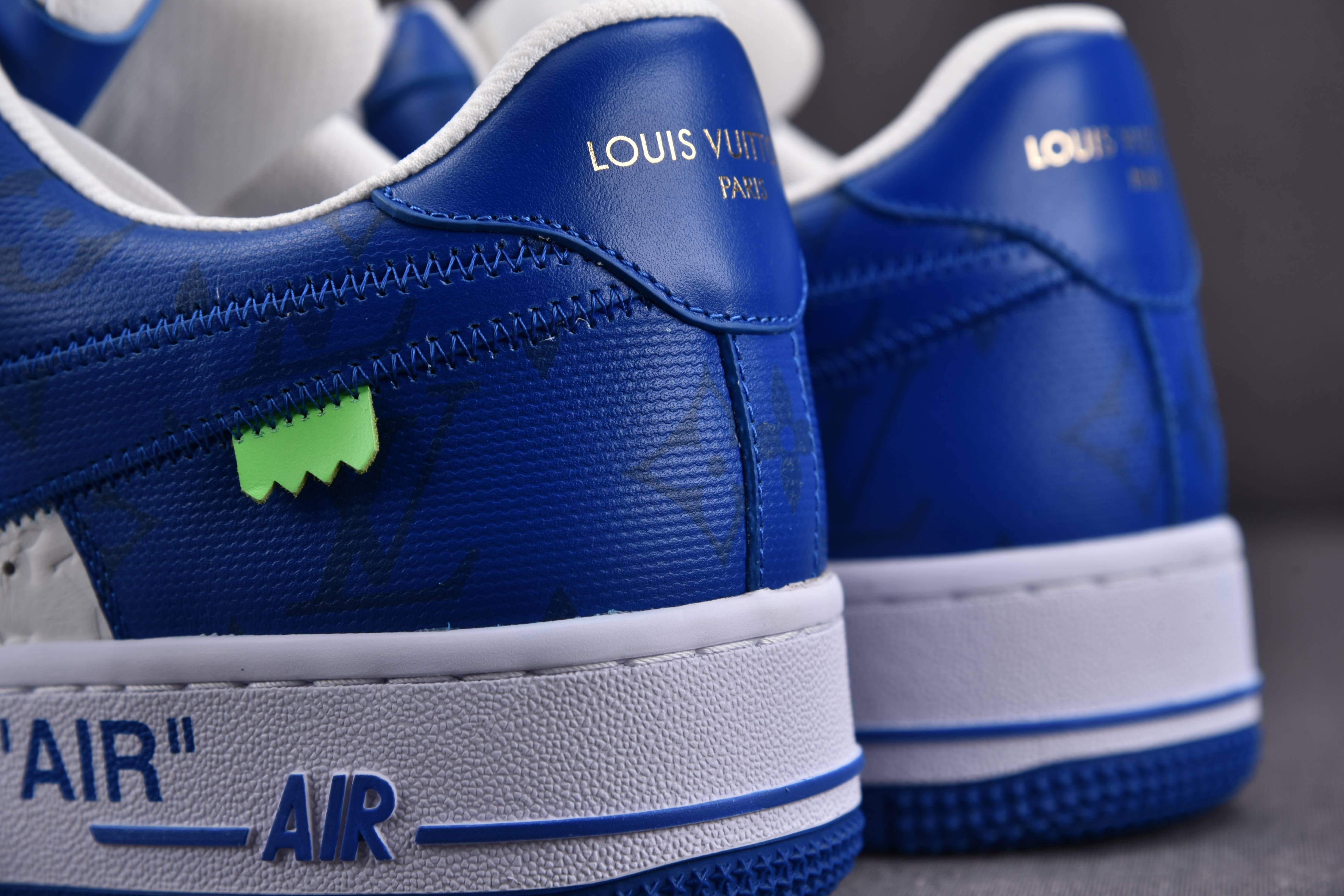 Louis Vuitton Nike Air Force 1 Low By Virgil Abloh White Royal