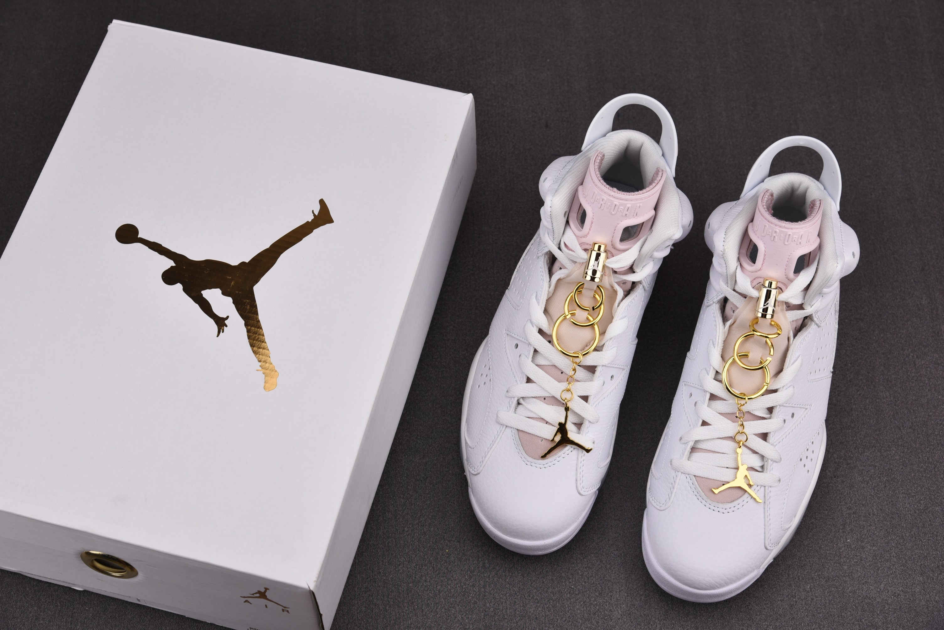 Jordan 6 Retro Gold Hoops (Women Size!!)