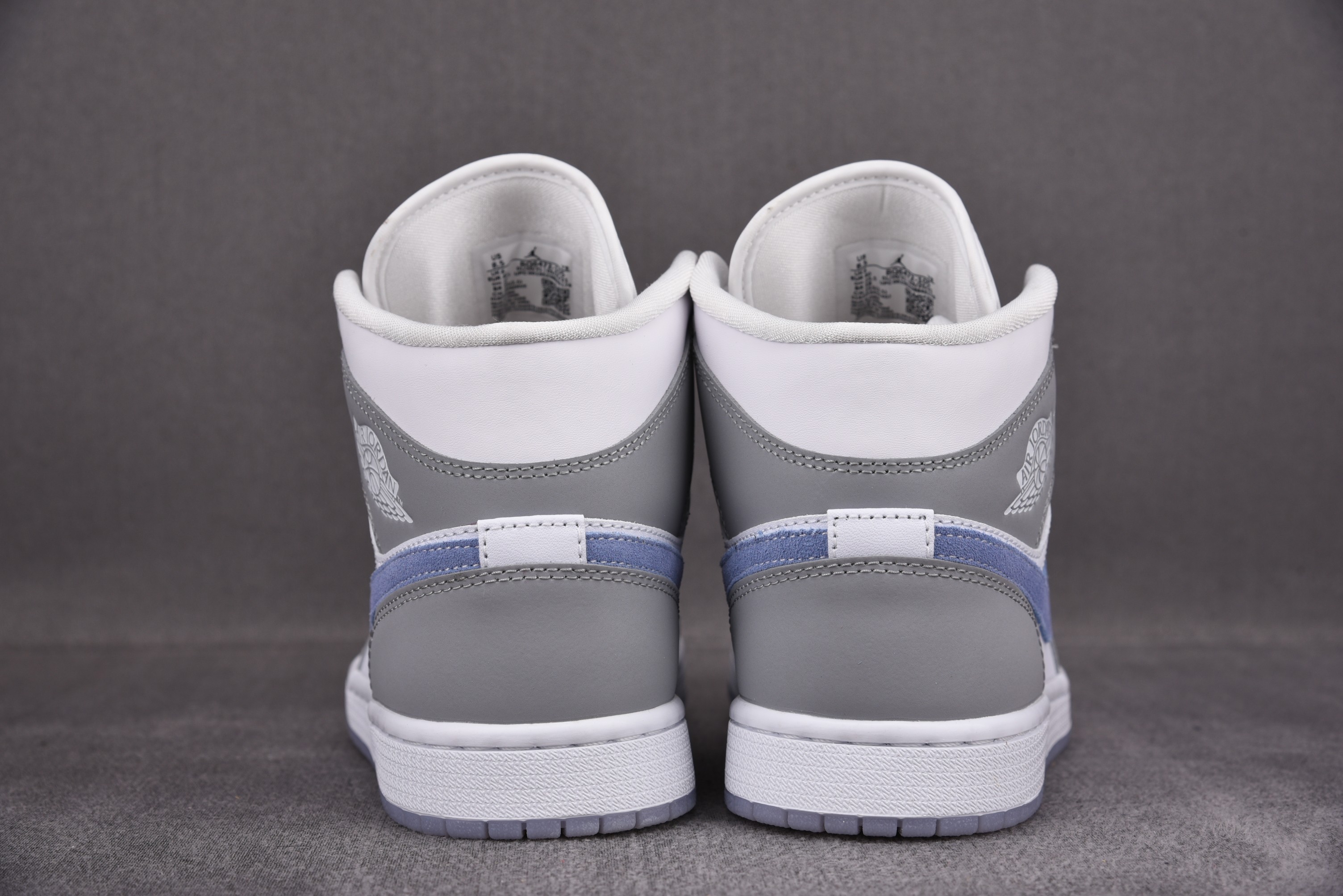 Jordan 1 Mid Wolf Grey Aluminum (Women Size!!)