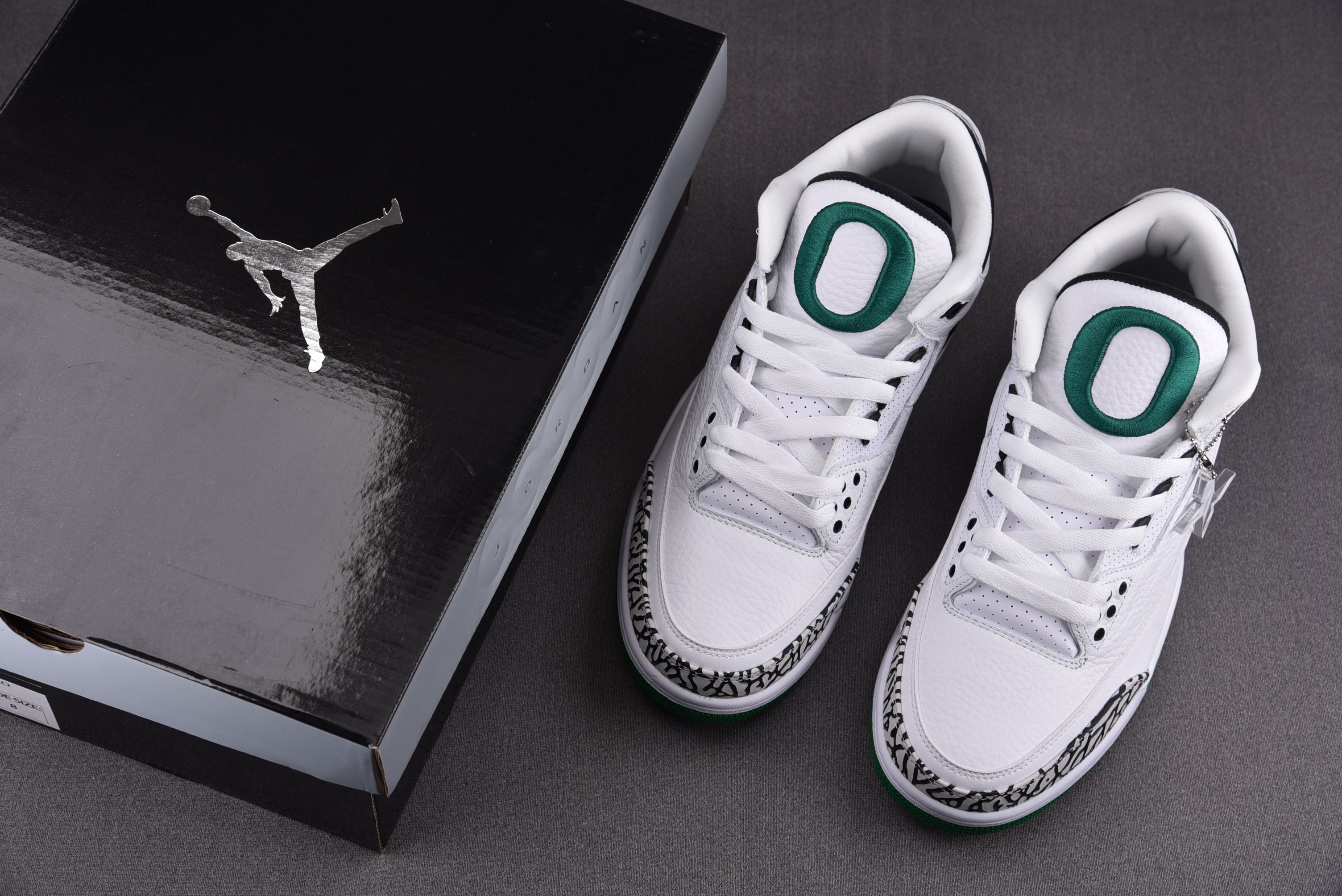 Jordan 3 Retro Oregon Ducks Pit Crew White
