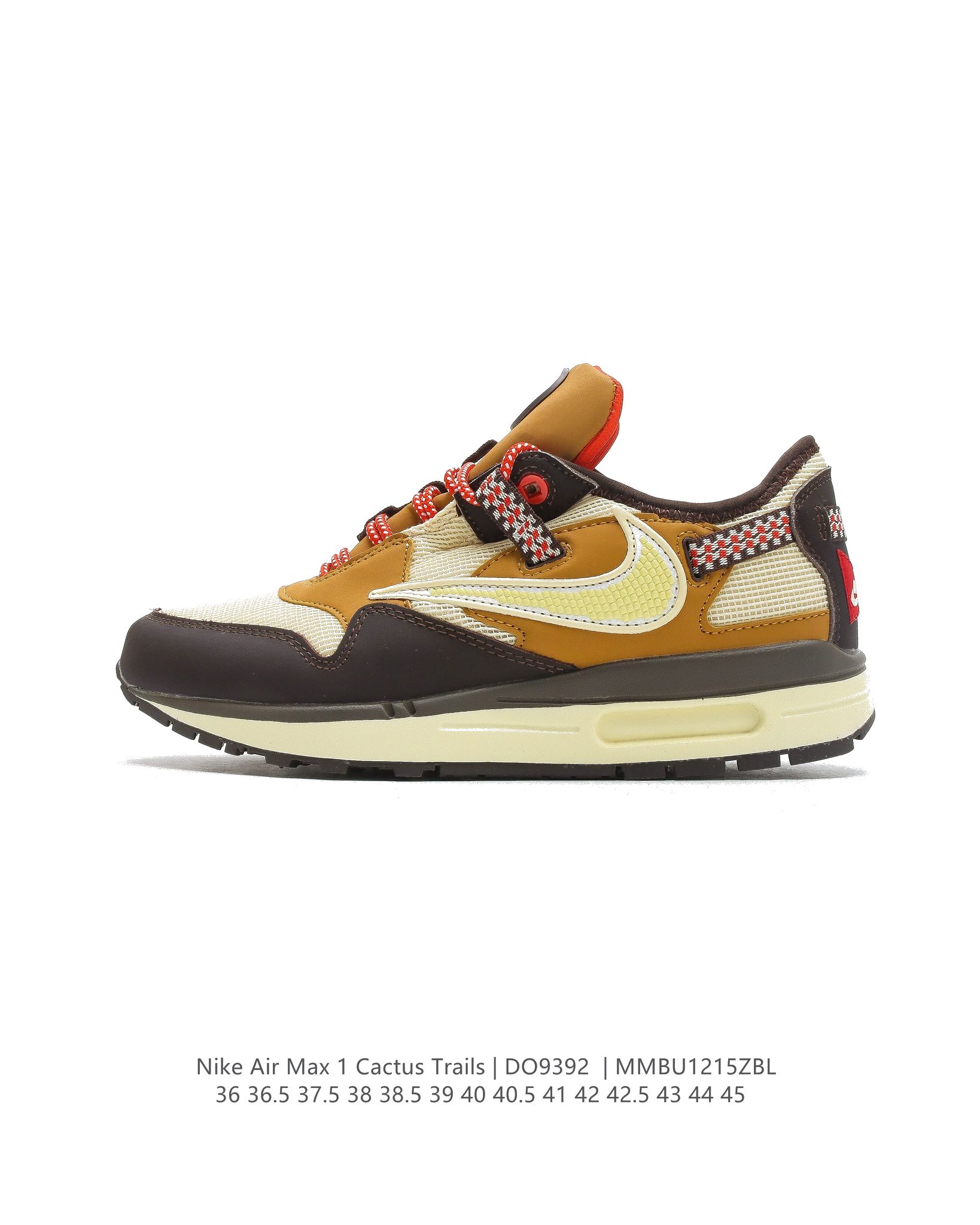 Travis Scott x Nike Air Max 1WheatLemon DO9392-700 Dames & Heren Schoenen