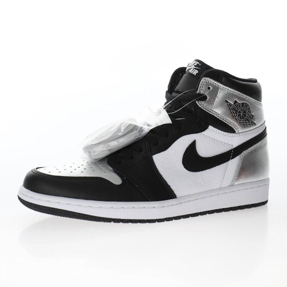 (WOMEN SIZE!!) Jordan 1 Retro High Silver Toe