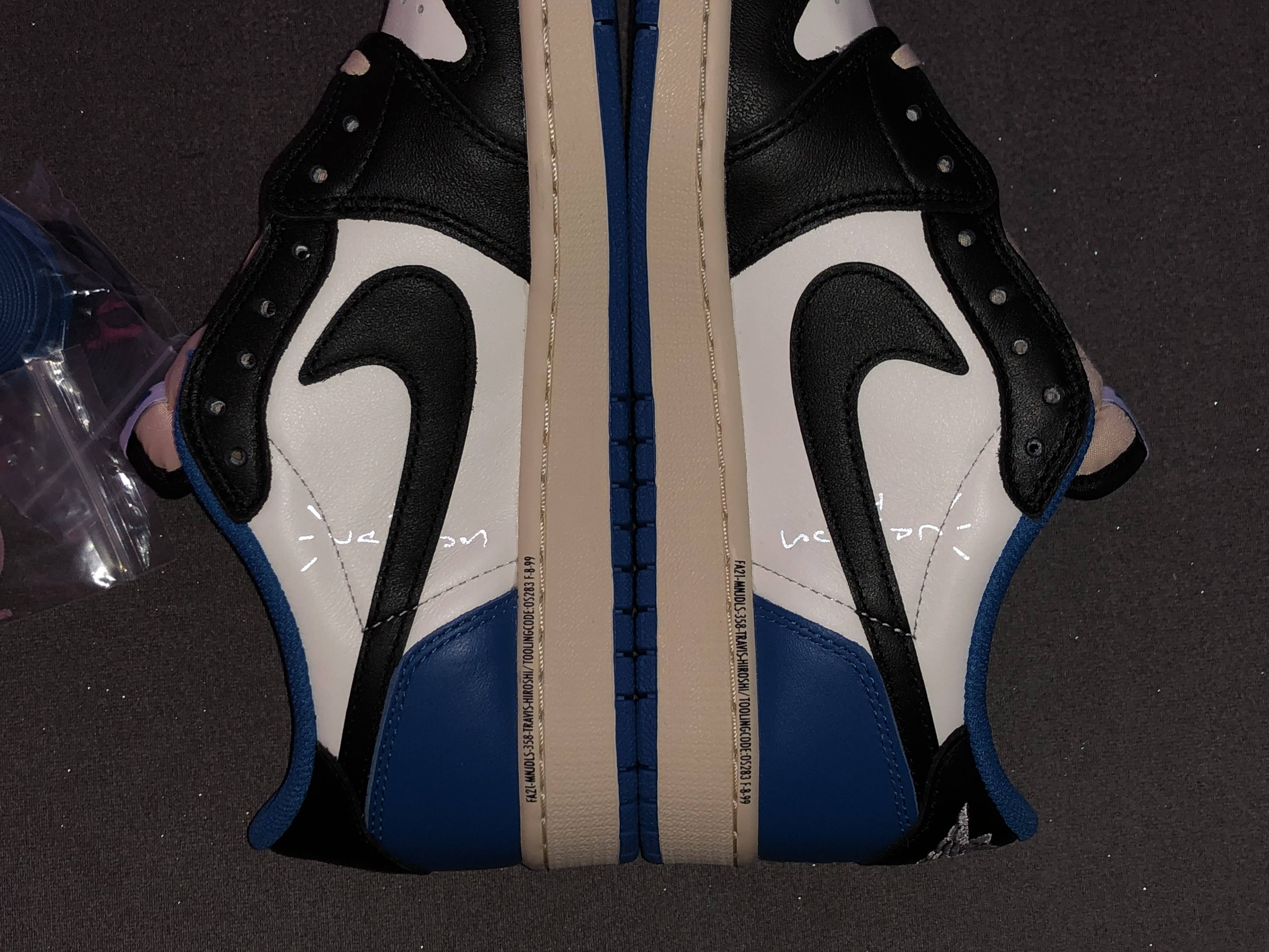 Jordan 1 Low Fragment x Travis Scott