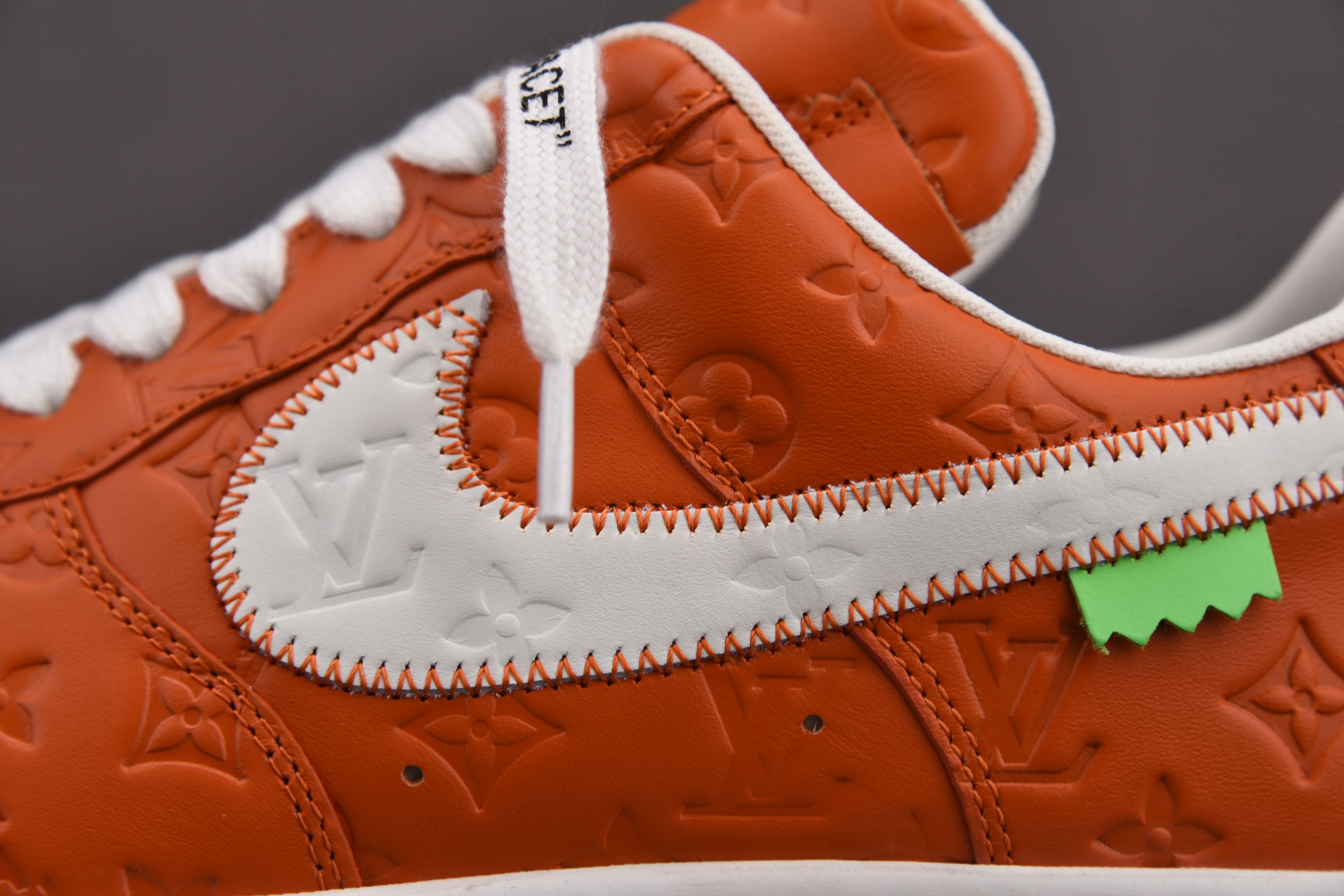 Nike Air Force 1 Low Louis Vuitton University Orange White (Be careful about the size!!)