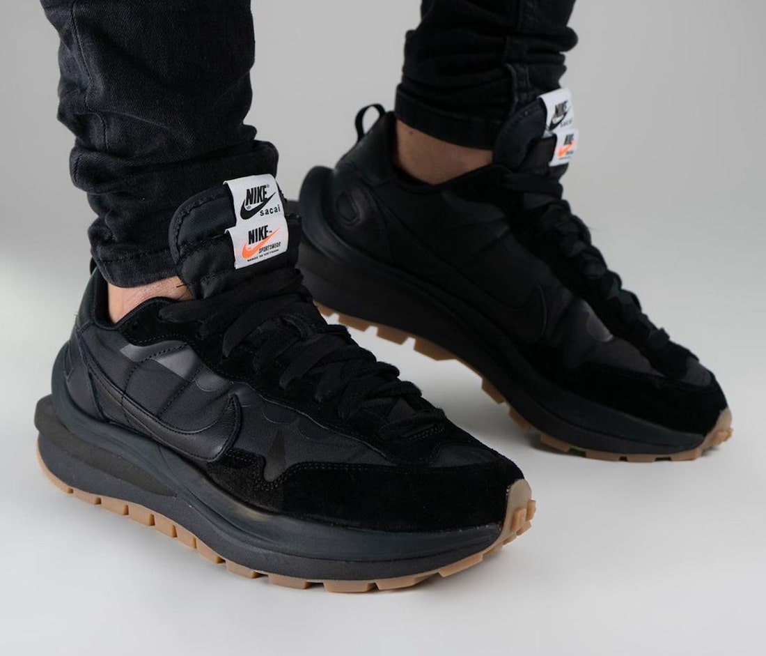 Sacai x VaporWaffle Black Gum