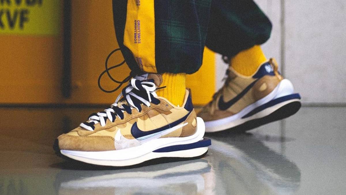 Nike Vaporwaffle sacai Sesame Blue Void