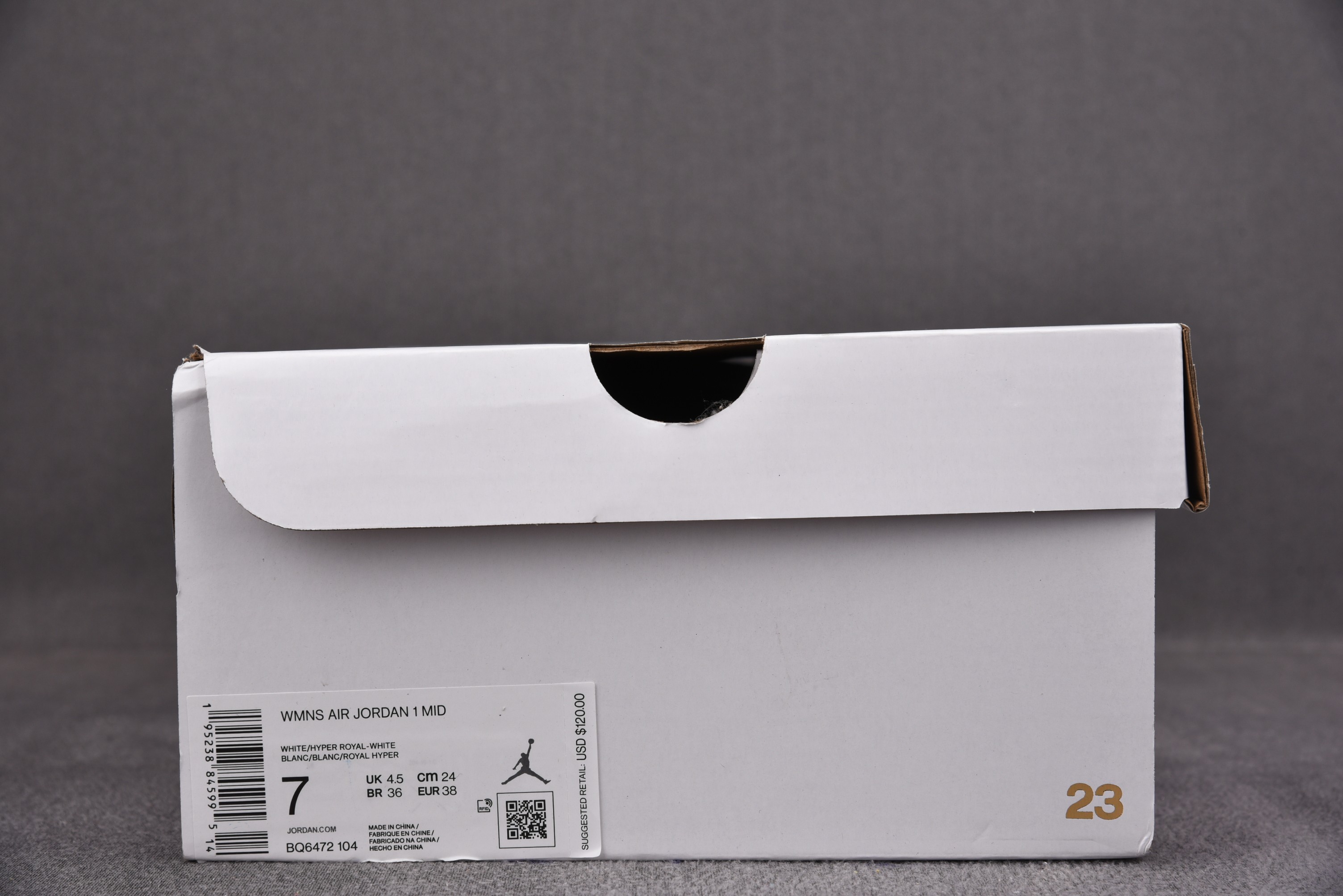 Jordan 1 Mid Kentucky Blue (Women Size!!)