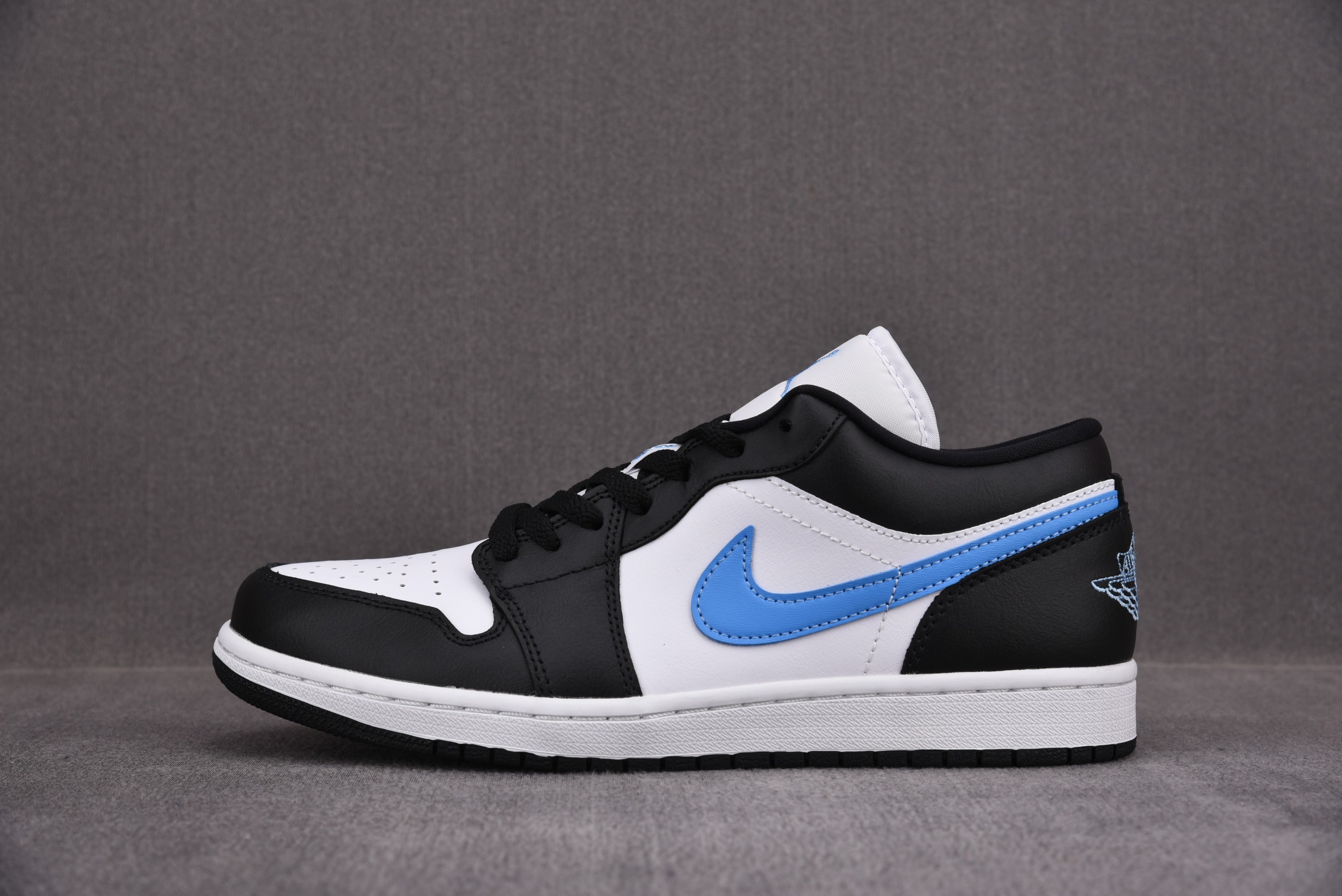 Jordan 1 Low Black University Blue White (Women Size!!)