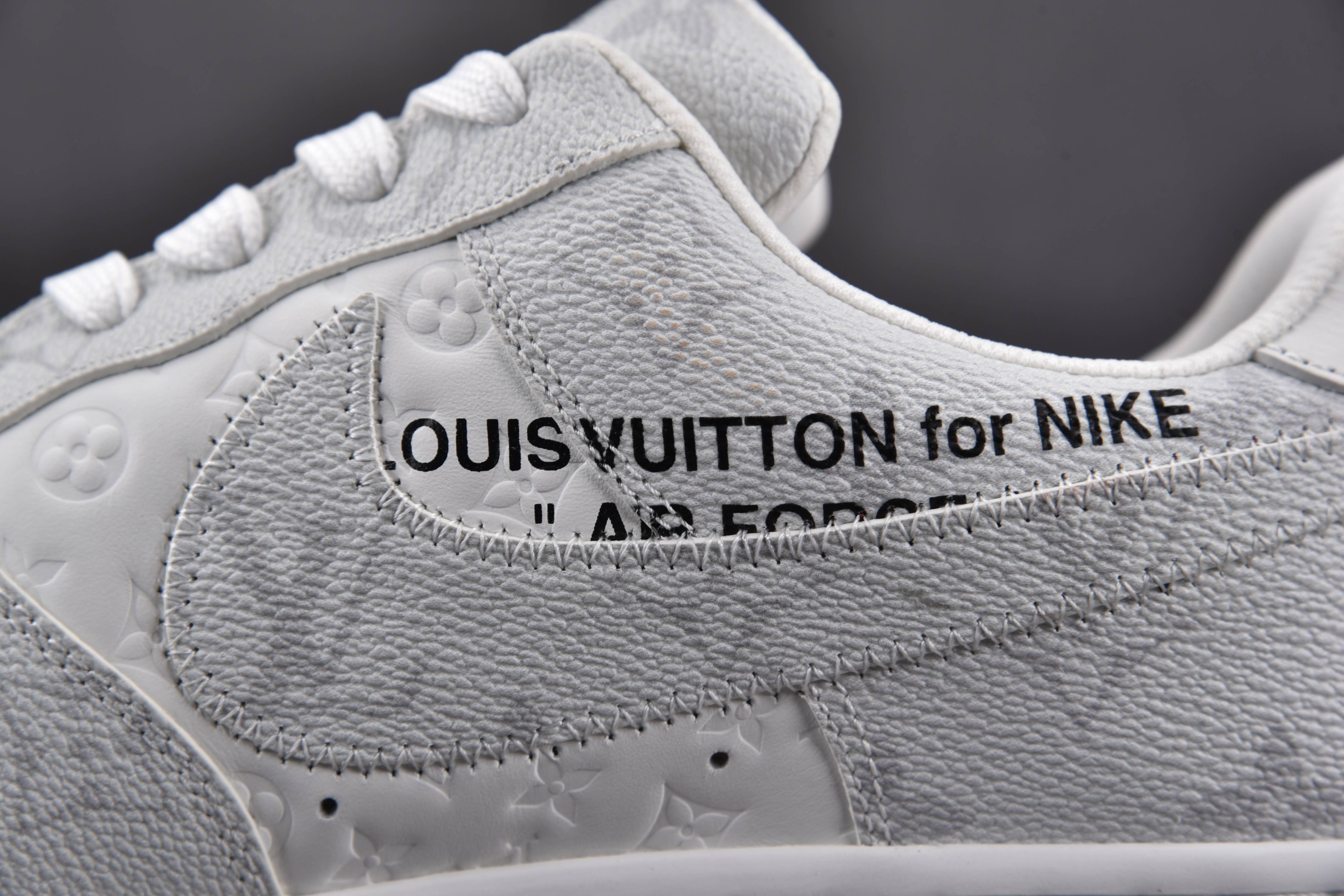 Nike Air Force 1 Low Louis Vuitton Royal Gray White (Be careful about the size!!)