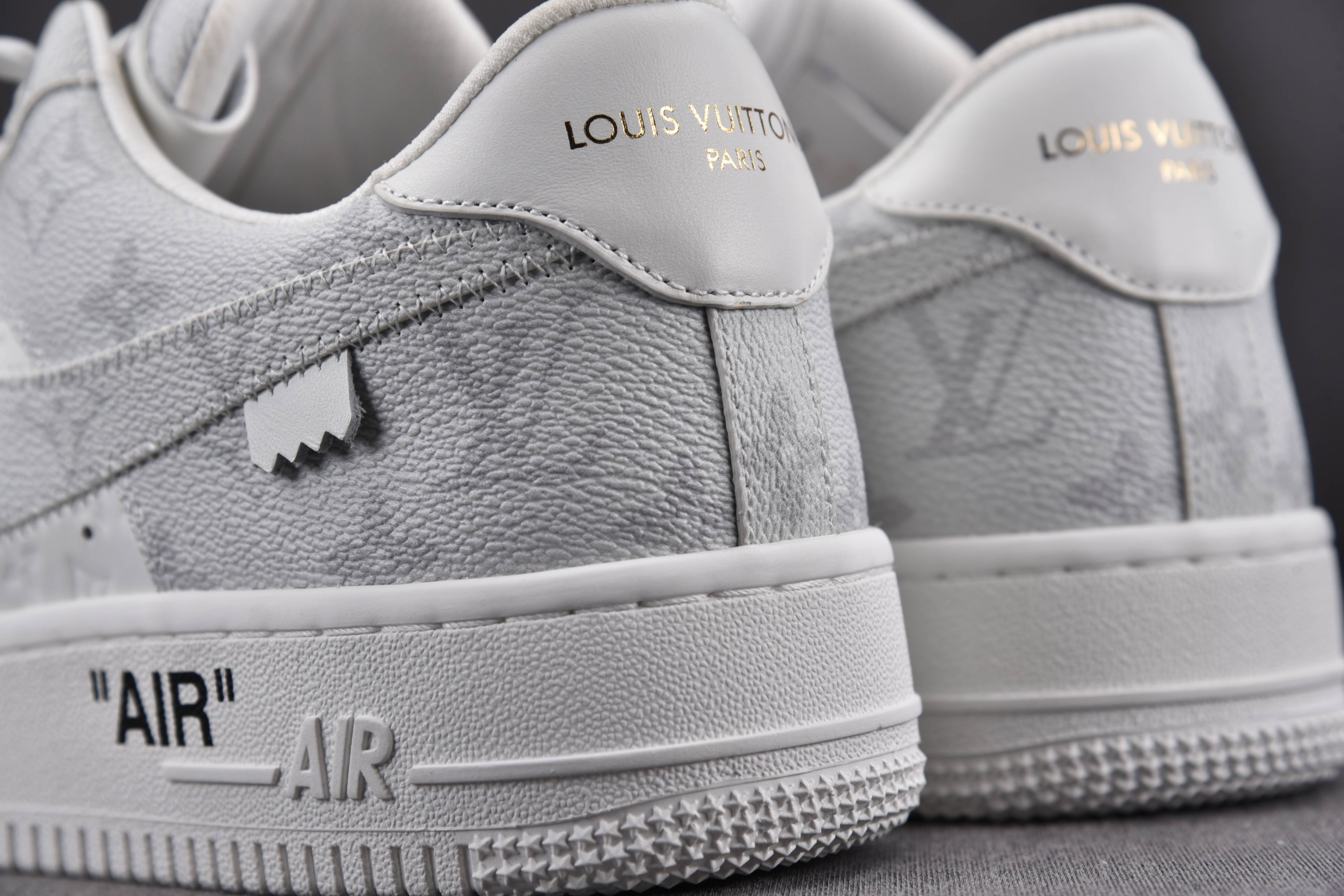 Nike Air Force 1 Low Louis Vuitton Royal Gray White (Be careful about the size!!)