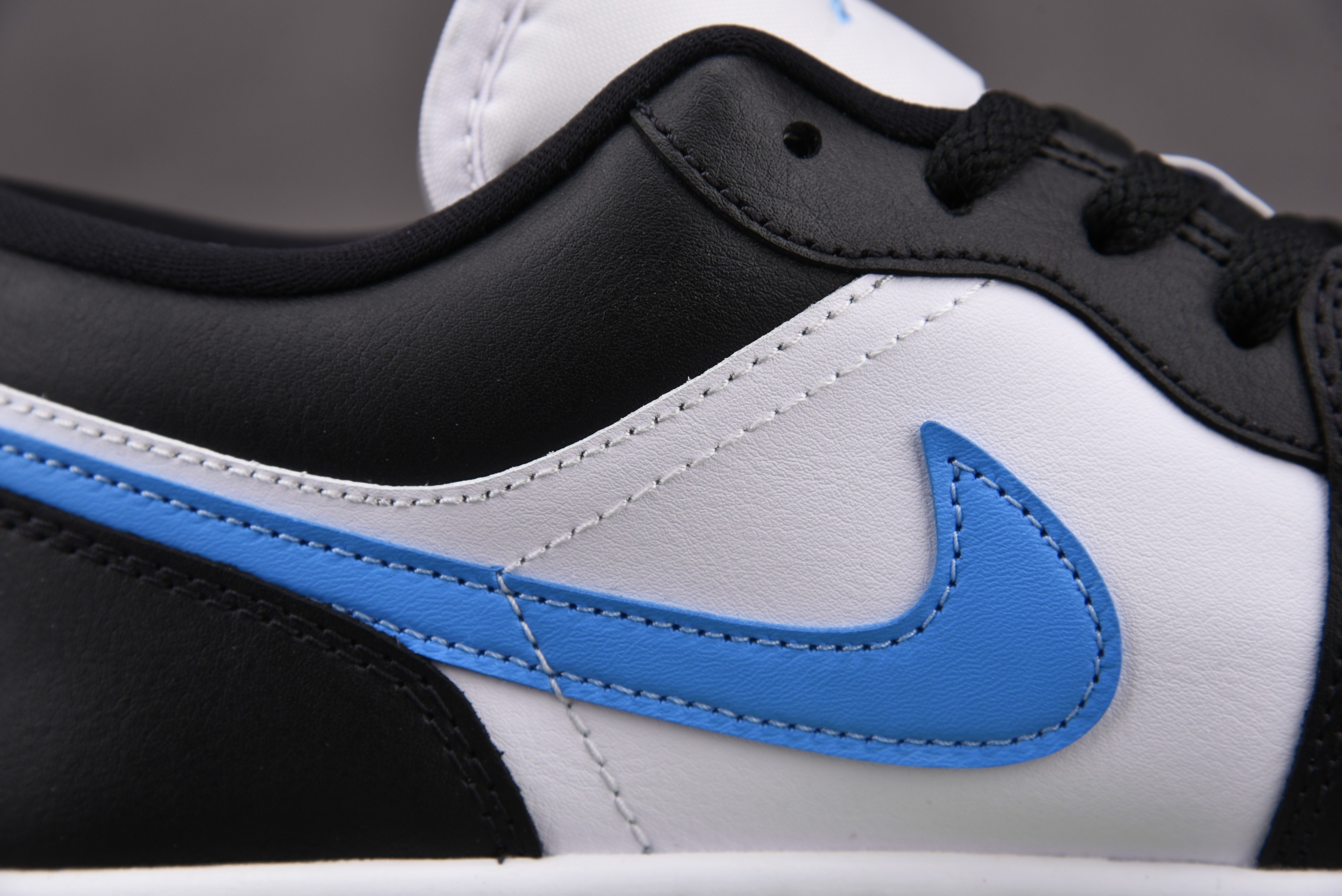 Jordan 1 Low Black University Blue White (Women Size!!)