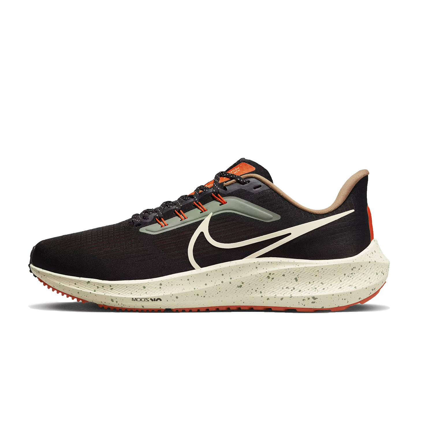 Nike Air Zoom Pegasus 39 Black Green Safety Orange