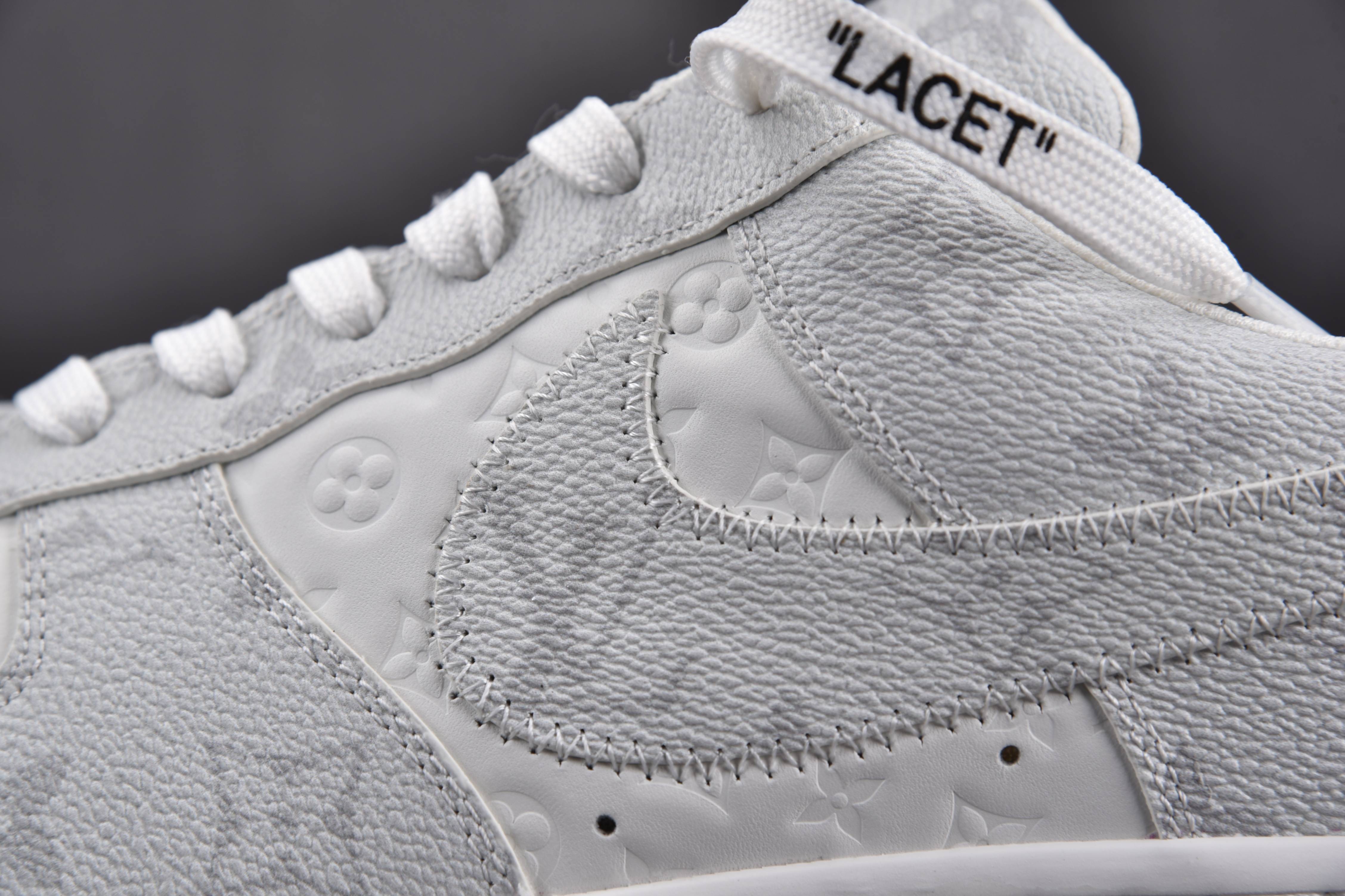 Nike Air Force 1 Low Louis Vuitton Royal Gray White (Be careful about the size!!)