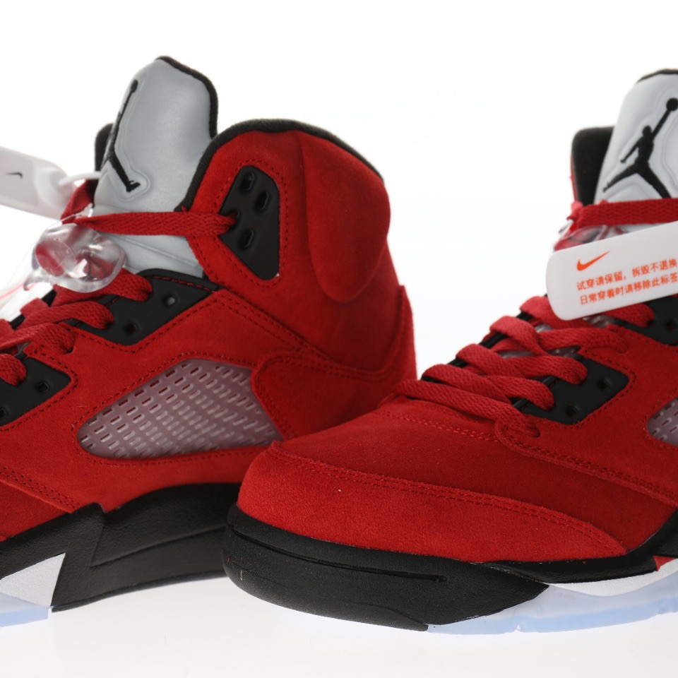 Jordan 5 Retro Raging Bull Red (Wood Box)
