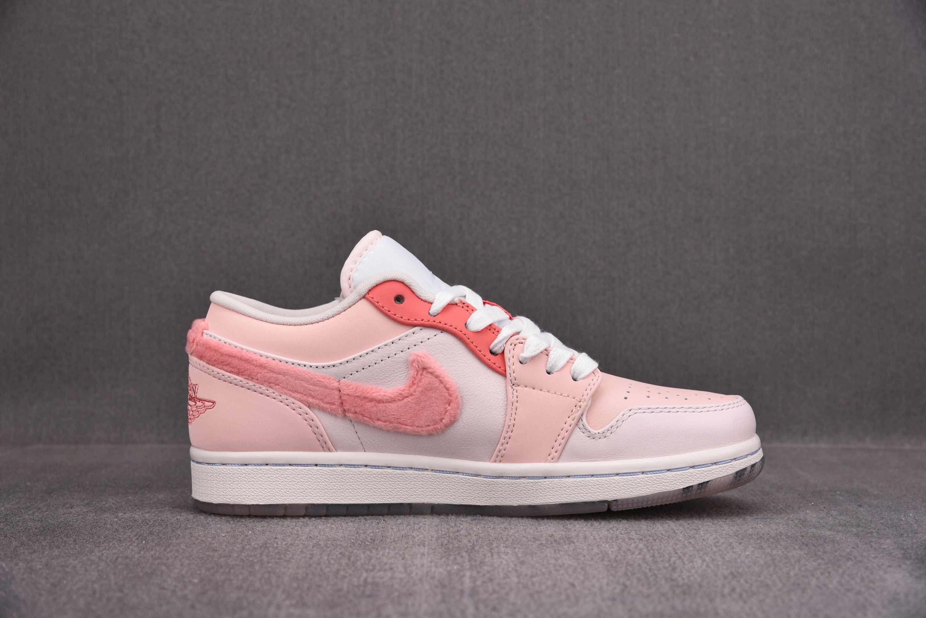 Jordan 1 Low SE Mighty Swooshers Pink (Women Size!!)
