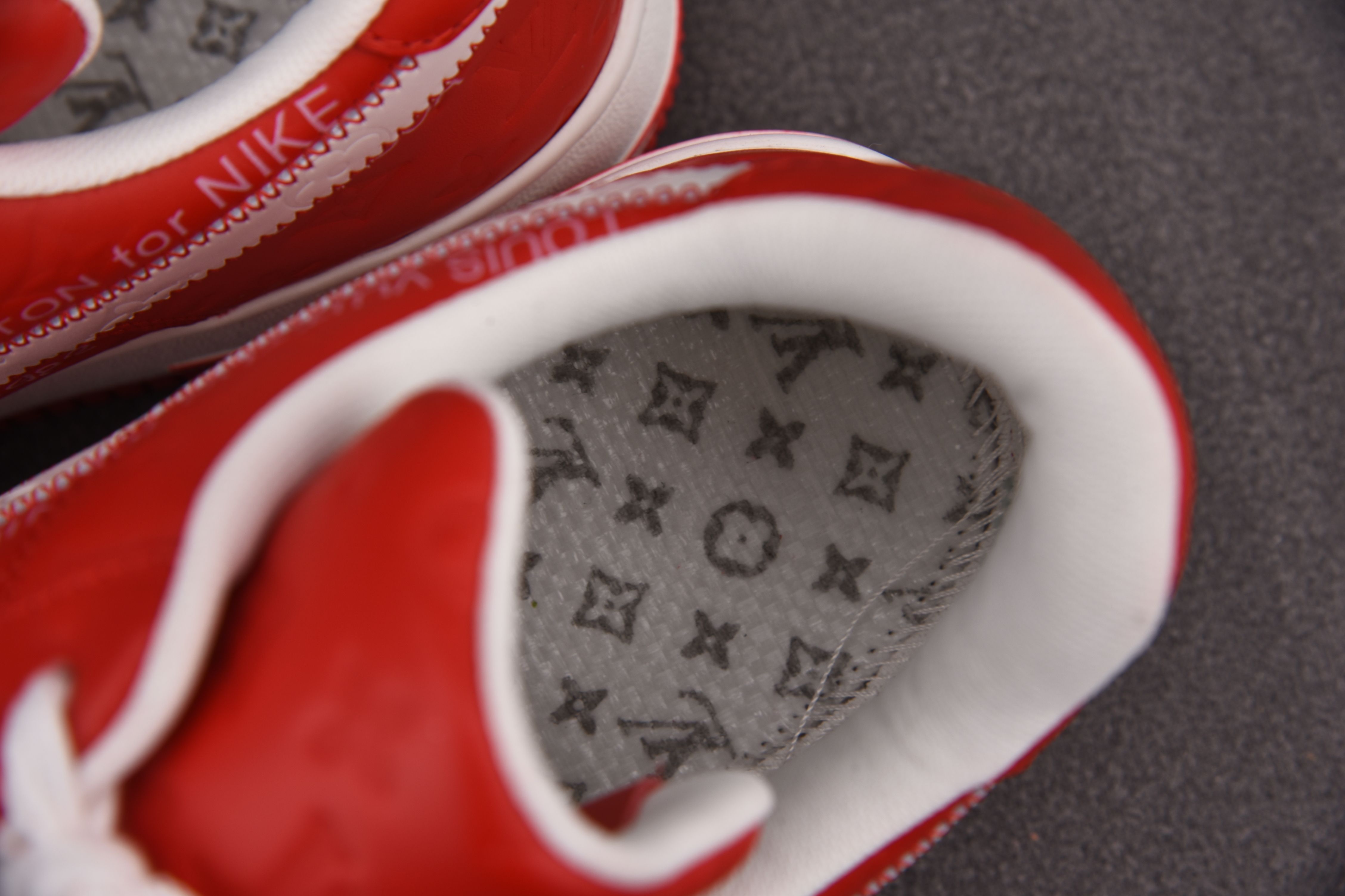 Nike Air Force 1 Low Louis Vuitton University Red (Be careful about the size!!)