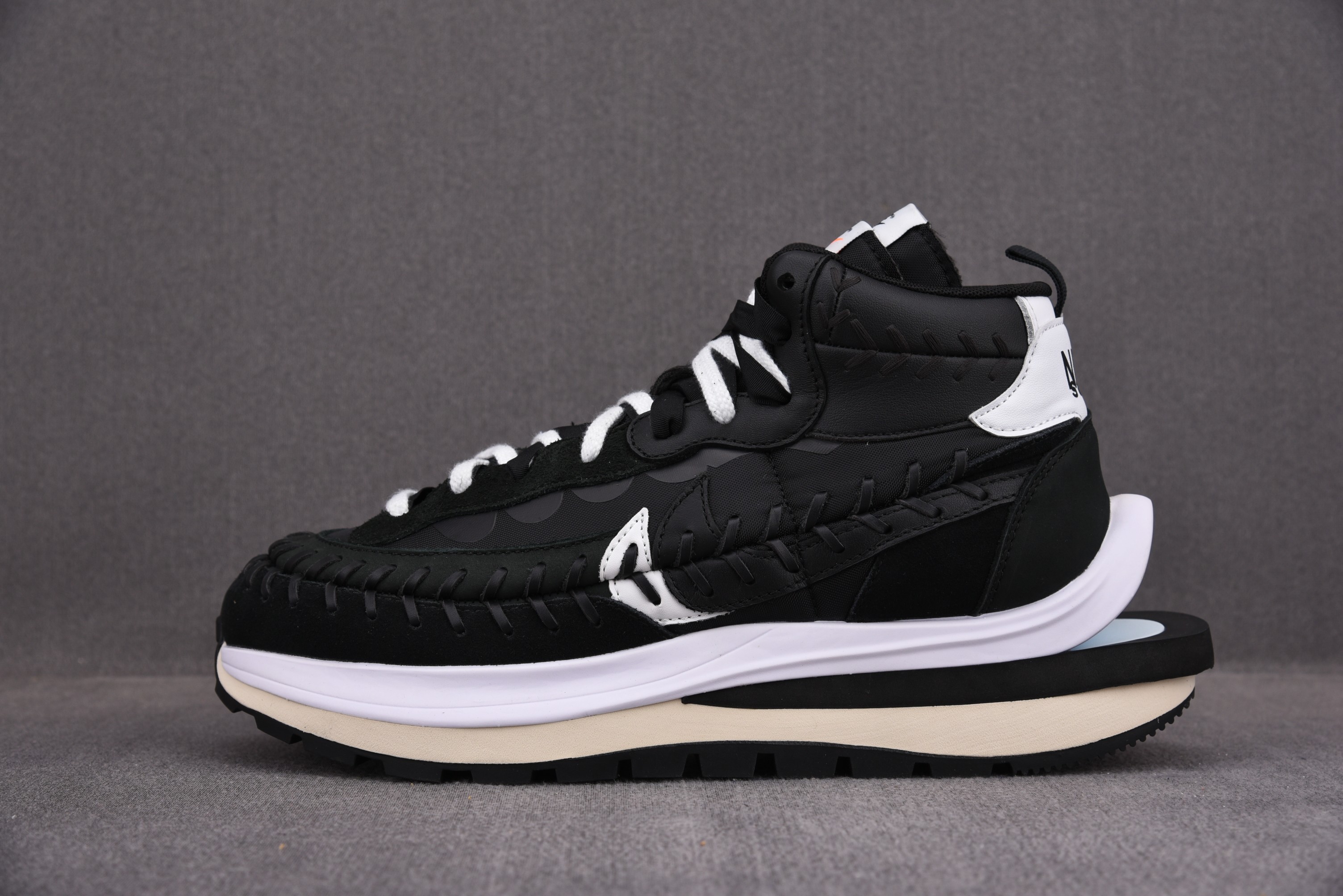 Nike Vaporwaffle sacai Jean Paul Gaultier Black White