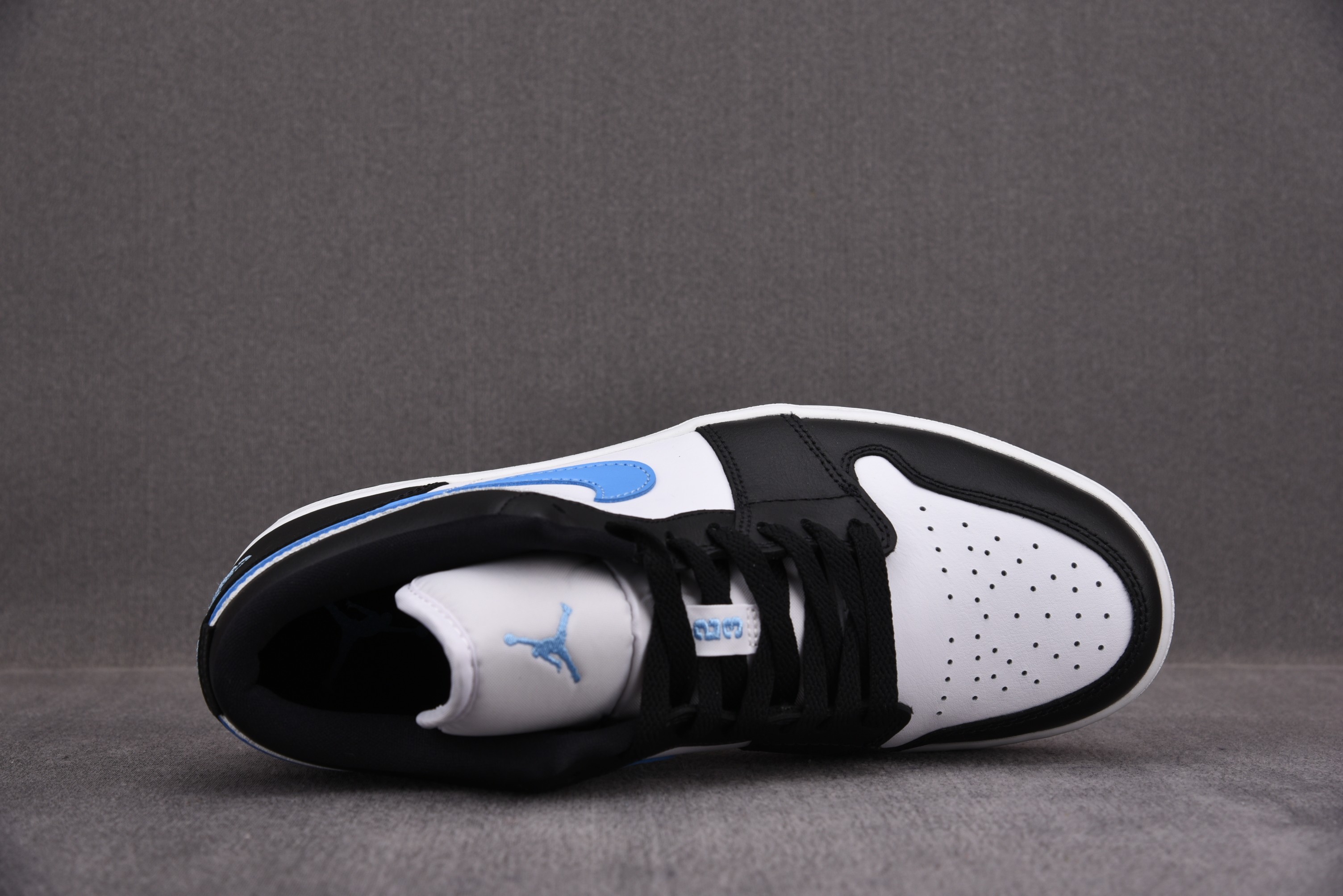 Jordan 1 Low Black University Blue White (Women Size!!)