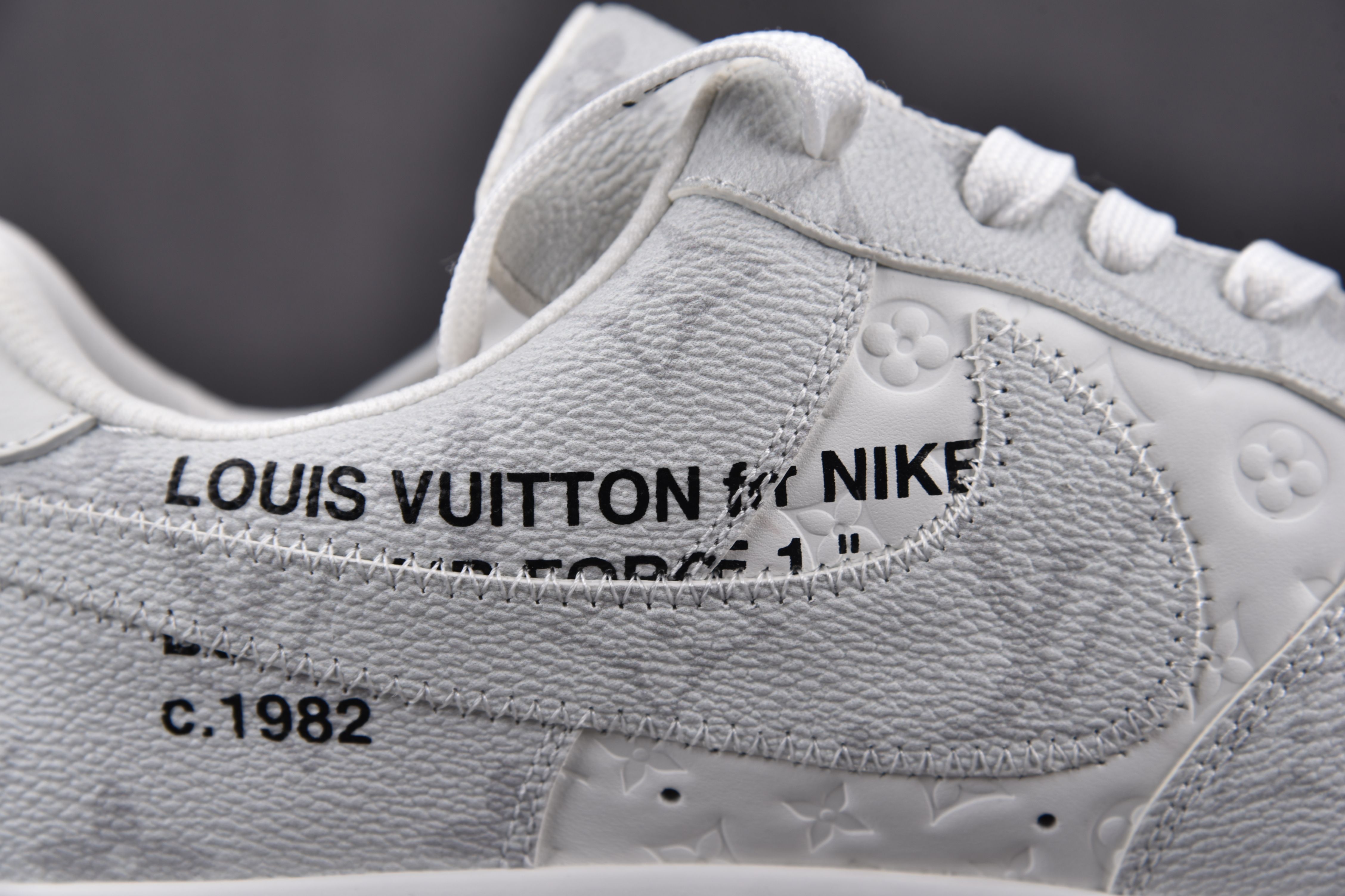 Nike Air Force 1 Low Louis Vuitton Royal Gray White (Be careful about the size!!)